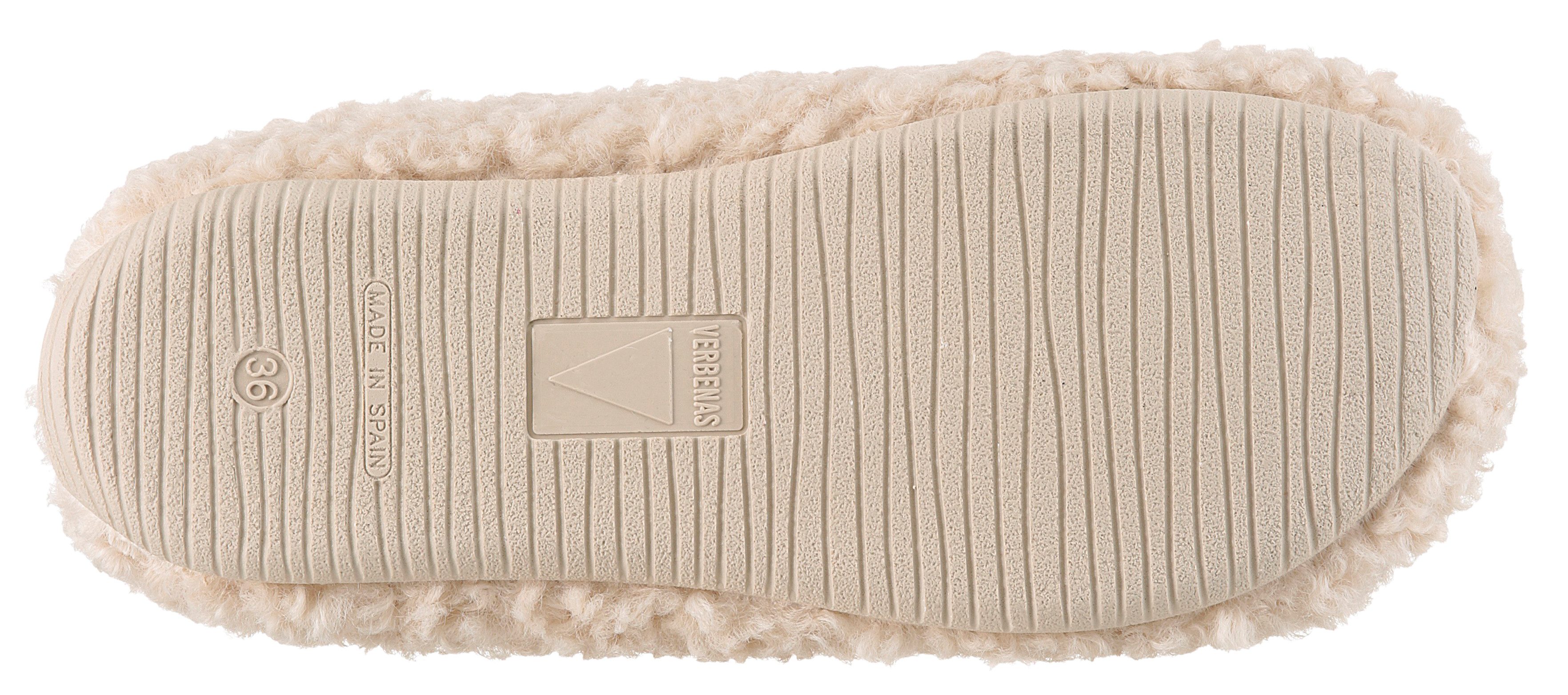 VERBENAS Pantoffels pantoffel, homeslipper, clog in knuffelige uitstraling