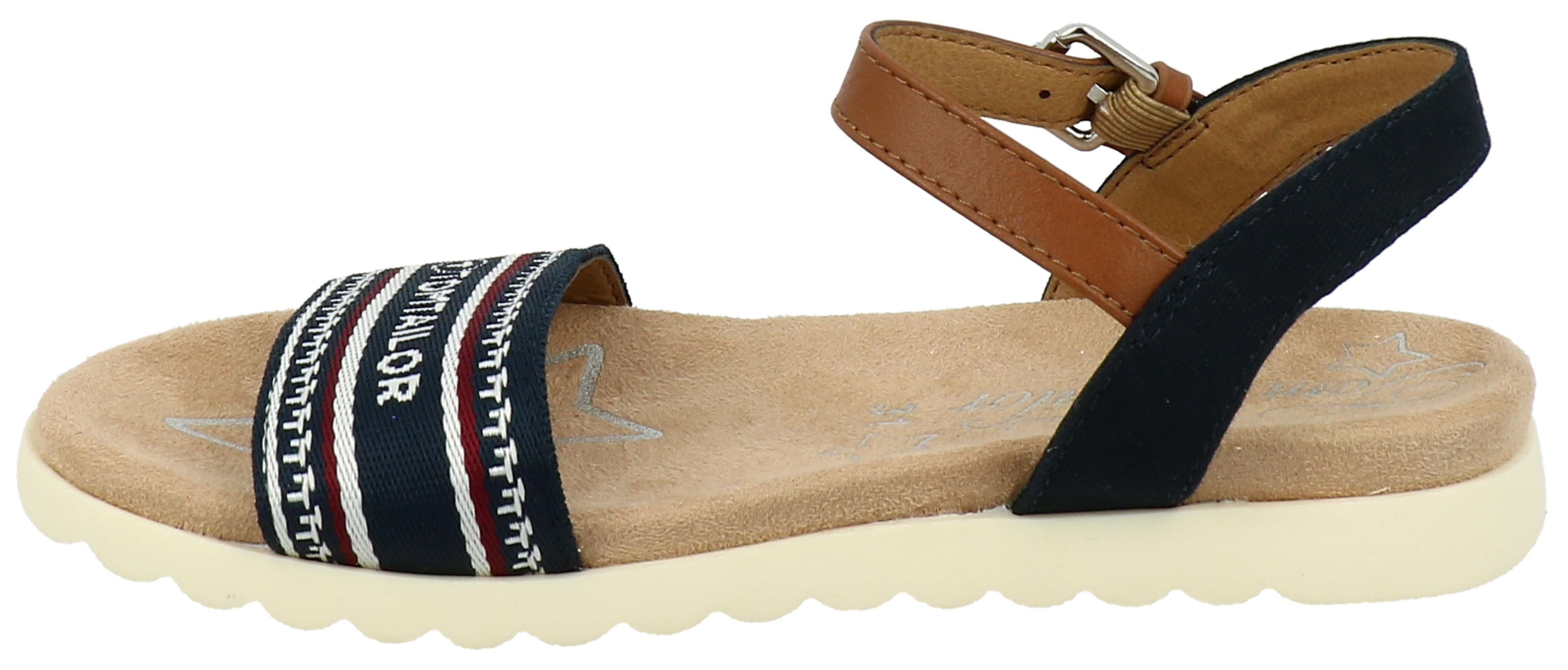 Tom Tailor Sandalen , zomerschoen, sandaal, sleehak, met verstelbare gesp
