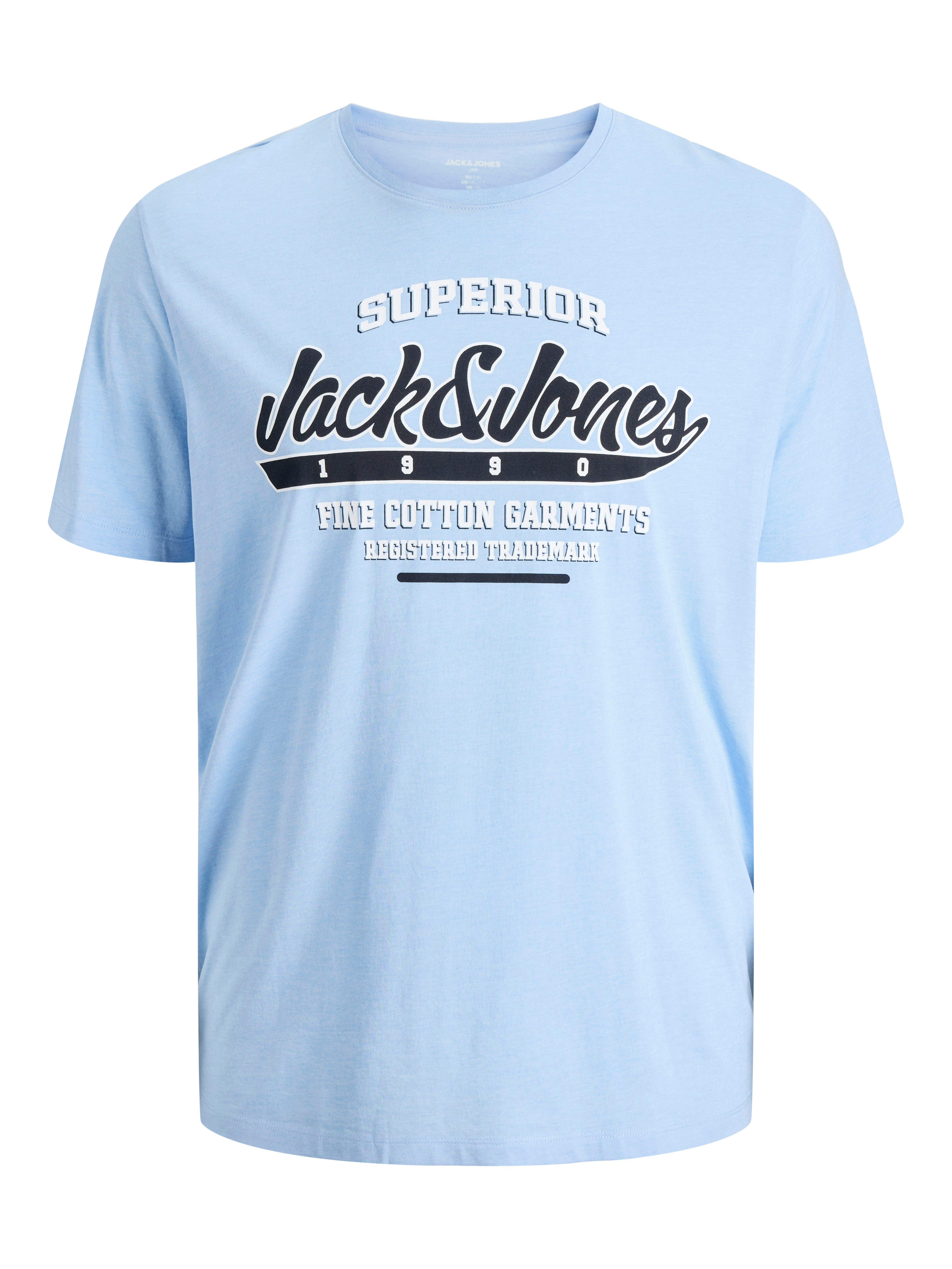 Jack & Jones PlusSize T-shirt JJELOGO TEE SS O-NECK 2 COL AW24 S PLS