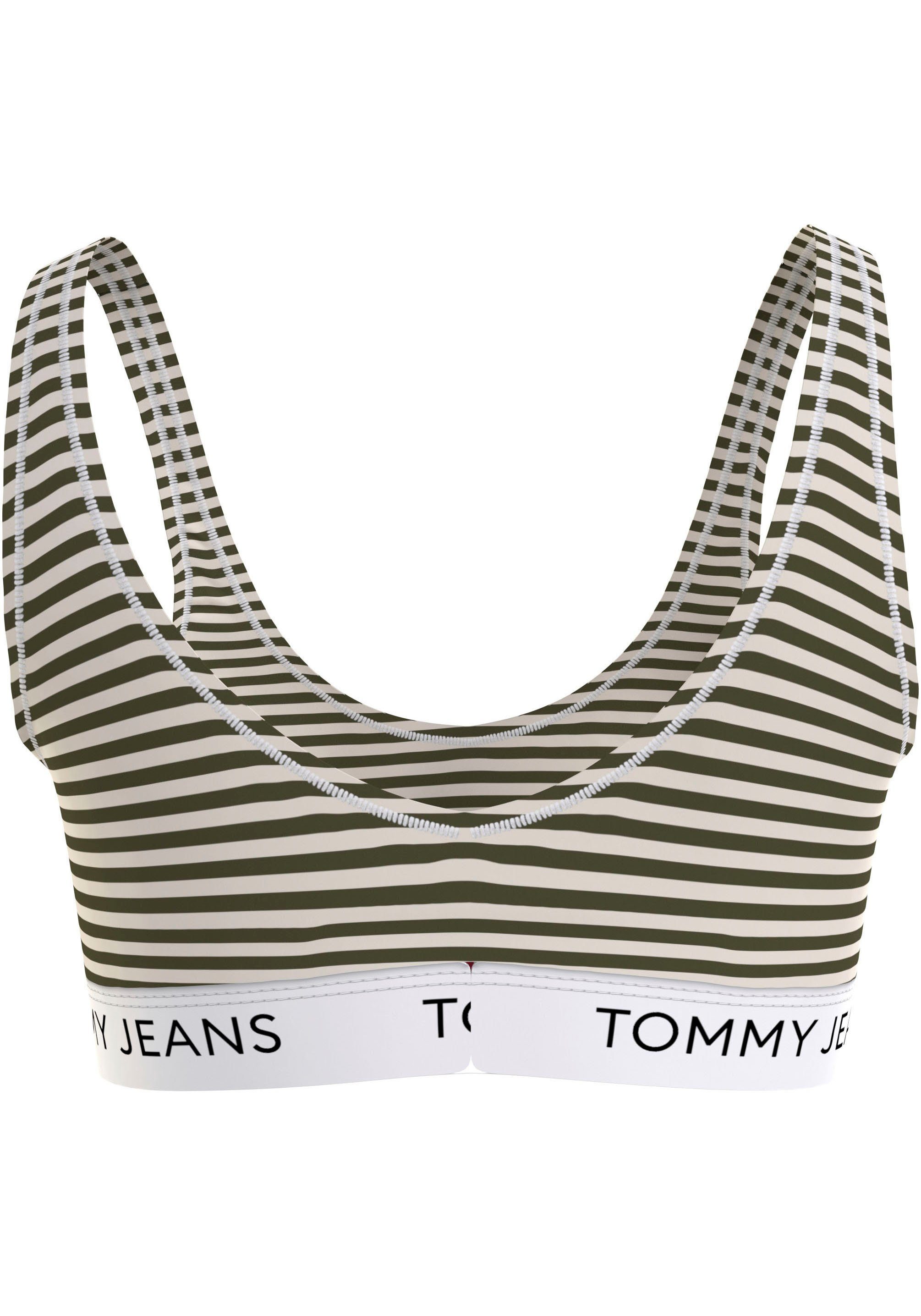 Tommy Hilfiger Underwear Bralette-bh KEYHOLE BRALETTE PRINT in streep dessin, cut-out