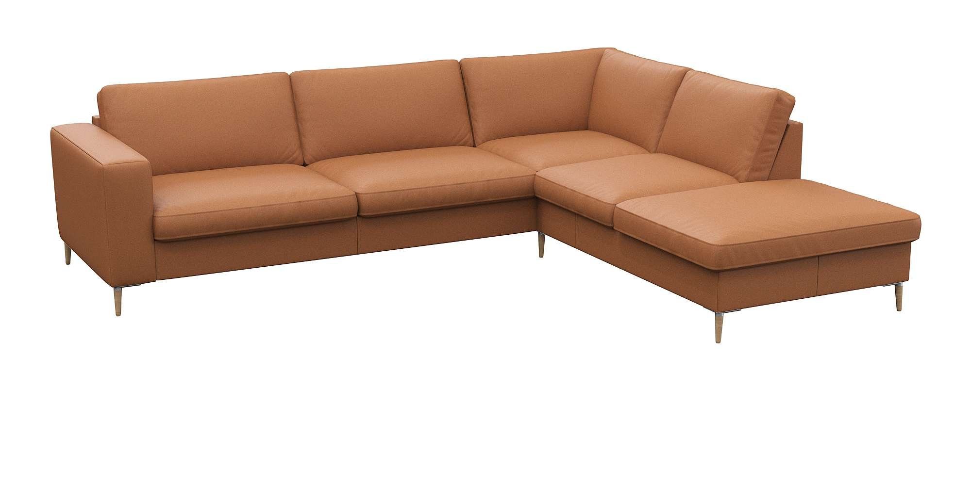 FLEXLUX Hoekbank Fiore, zitconstructie met hoogwaardig koudschuim voor meer zitcomfort