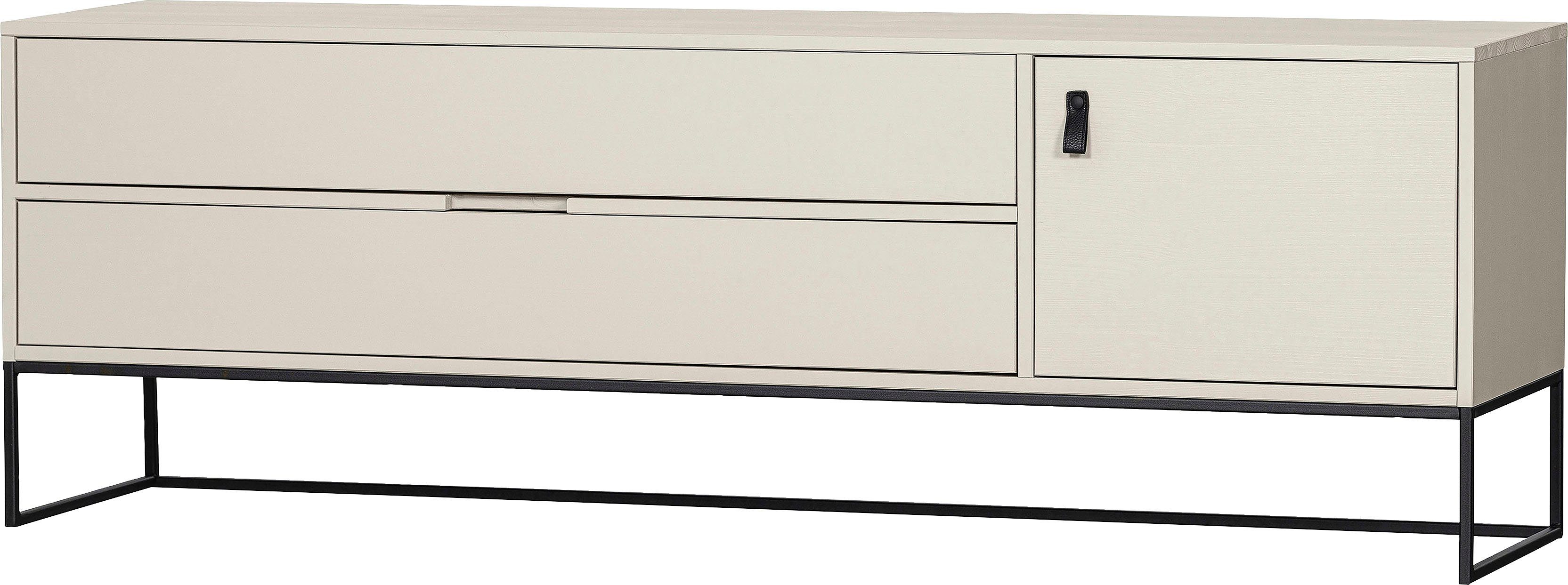 WOOOD Tv-meubel Silas TV-Lowboard Commode, 2 lades en 1 deur, veel opbergruimte, breedte 120 of 180 cm