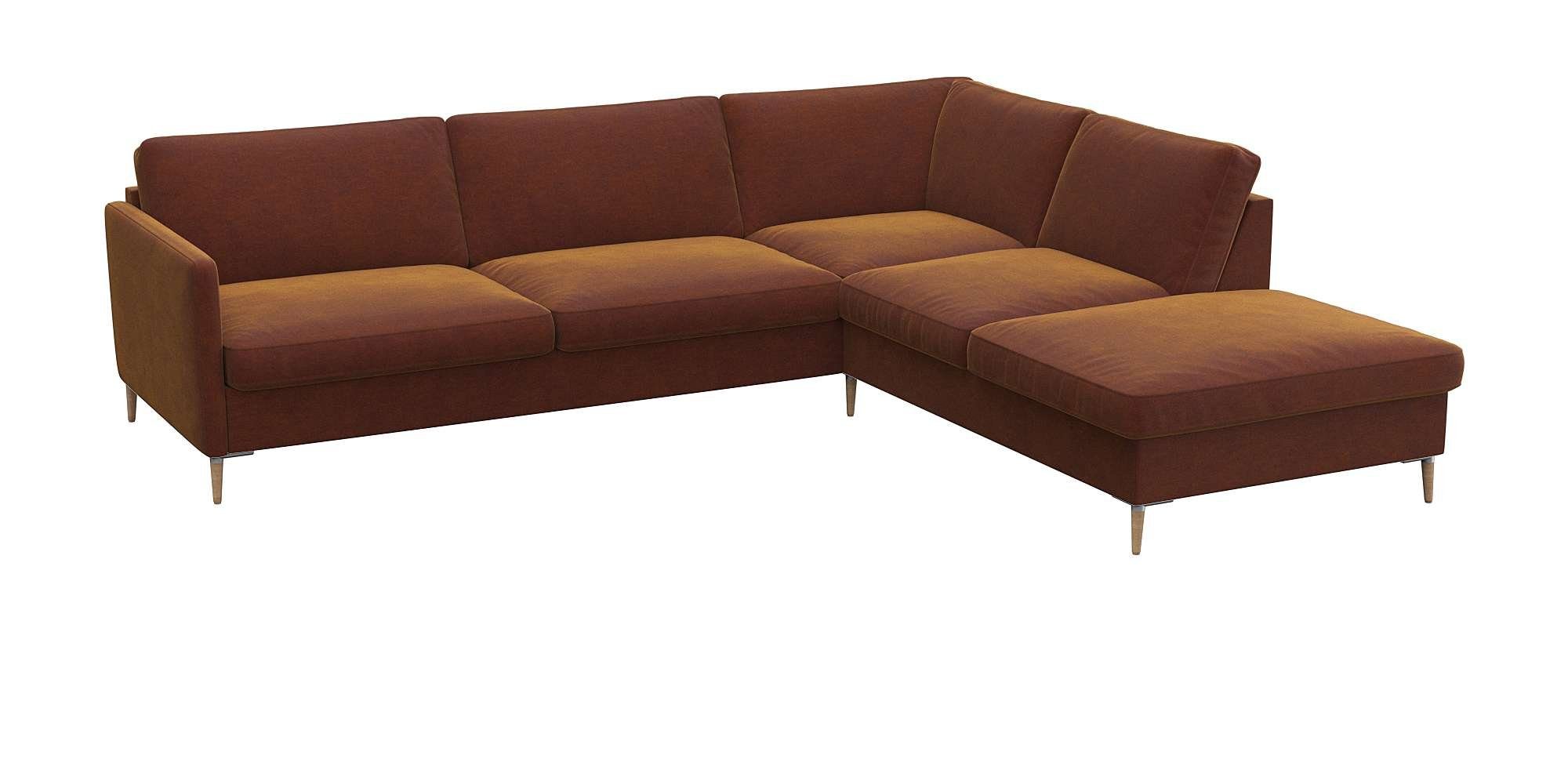 FLEXLUX Hoekbank Fiore, super zitcomfort door koudschuim in de zitting, L-vorm