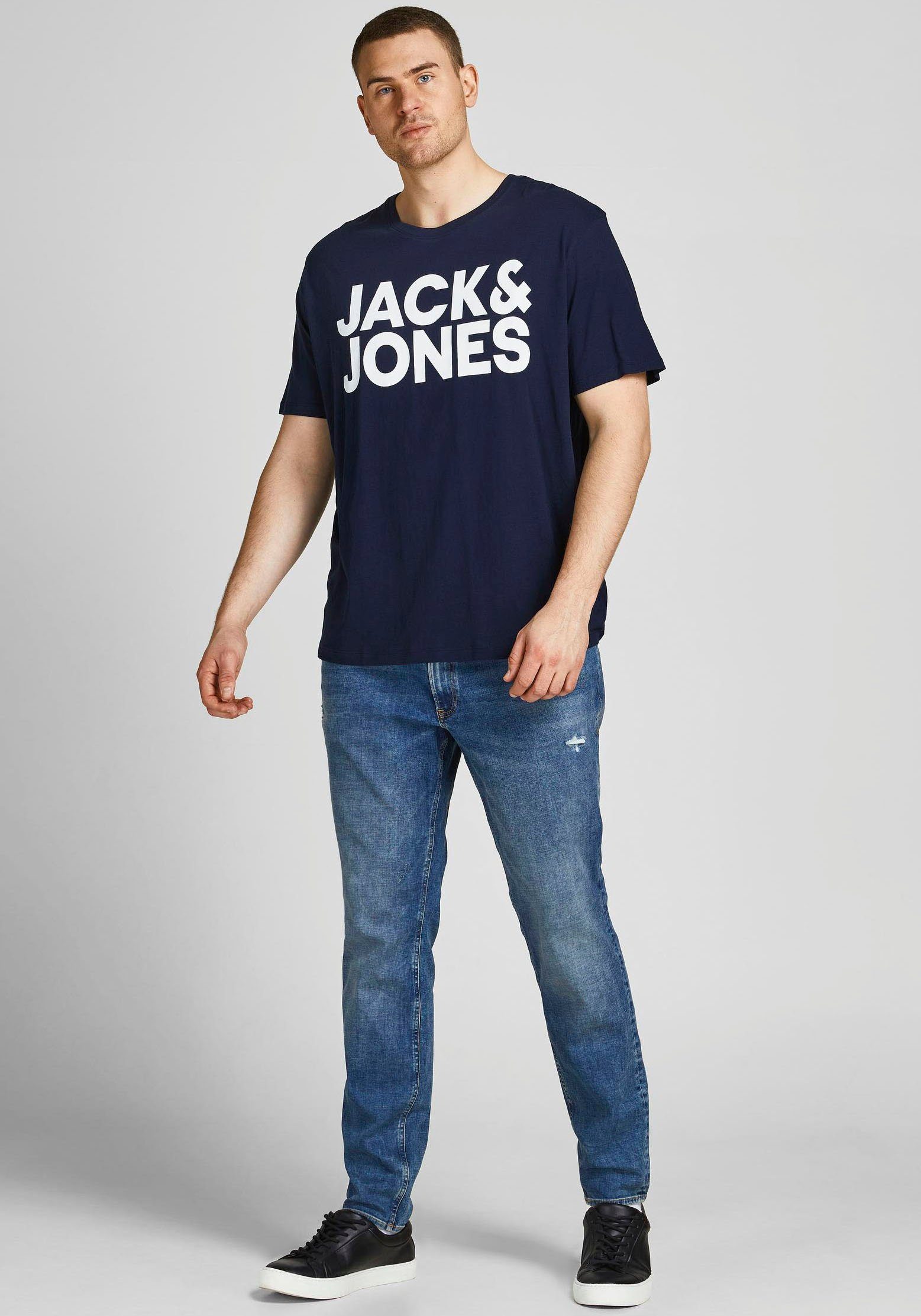 Jack & Jones PlusSize Shirt met ronde hals CORP LOGO TEE