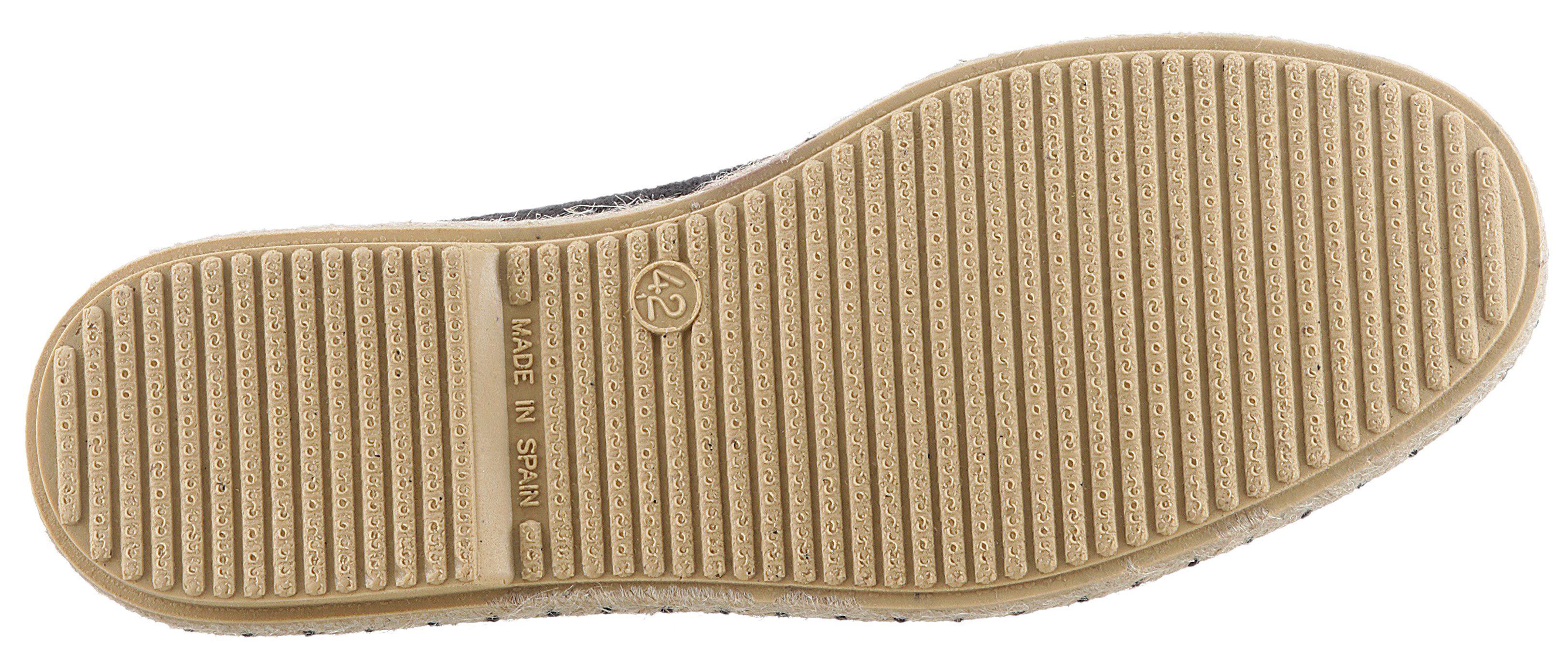 VERBENAS Espadrilles Tom Pacific , loafer, slip-on, zomerschoen, strandschoen met stretch inzetstukken