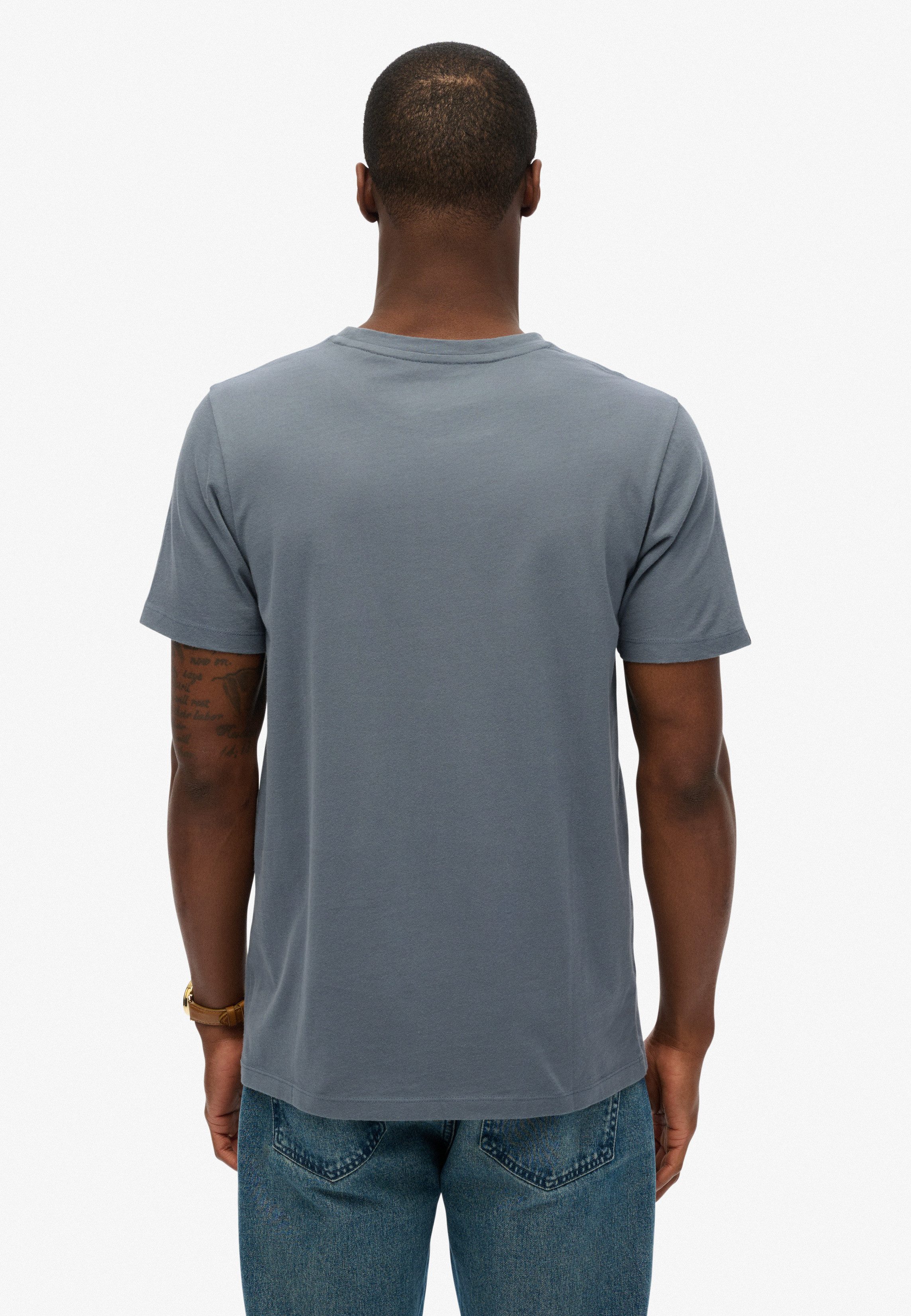Superdry Shirt met ronde hals CLASSIC ESSENTIAL TEE