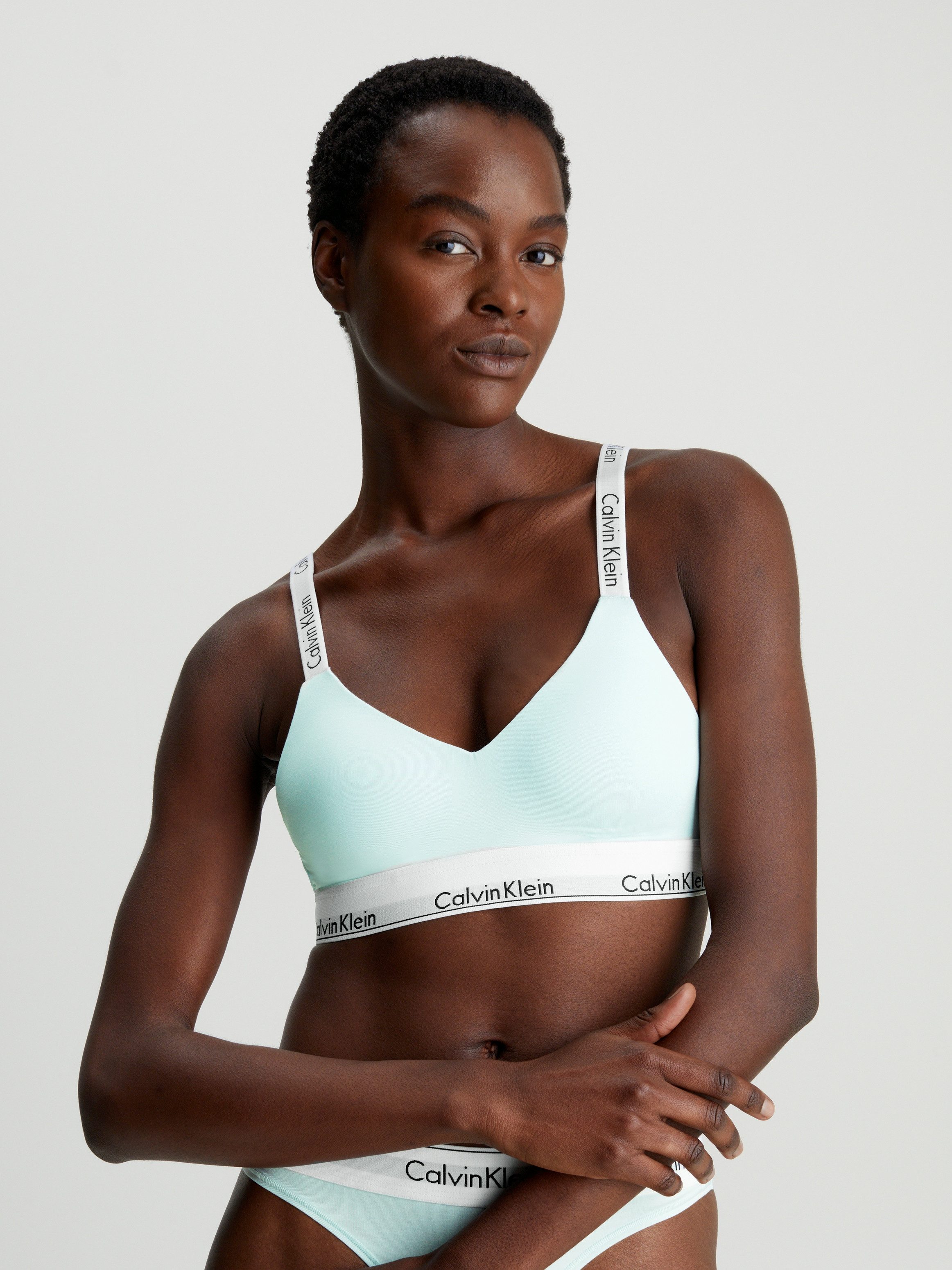 Calvin Klein Bralette met een logo-opschrift