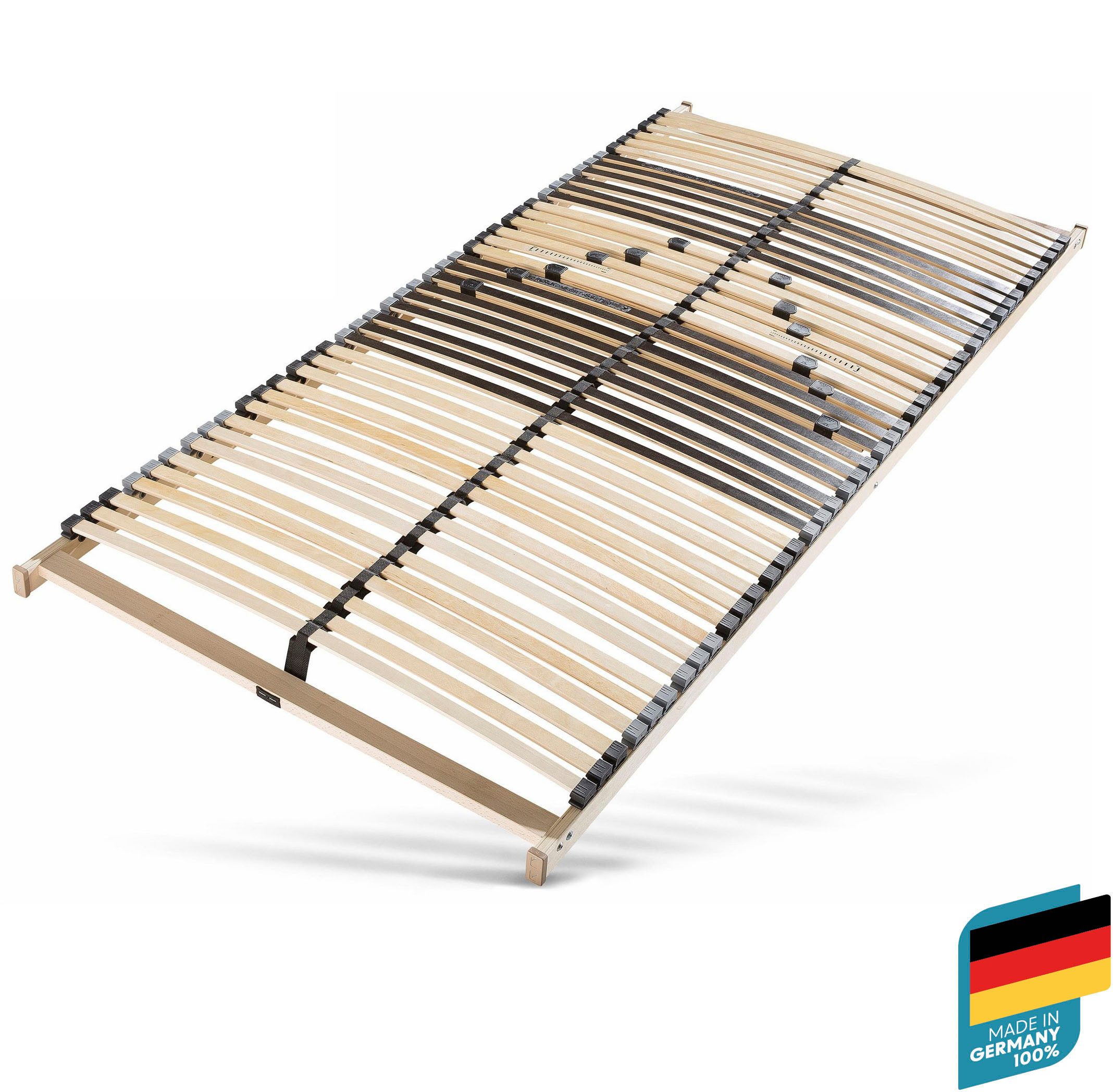 Beco Lattenbodem Heros Fix NV luxe 7 zones, hardheidsregeling (1 stuk) lattenbodems maat 80 cm x 200 cm x 7,5 cm