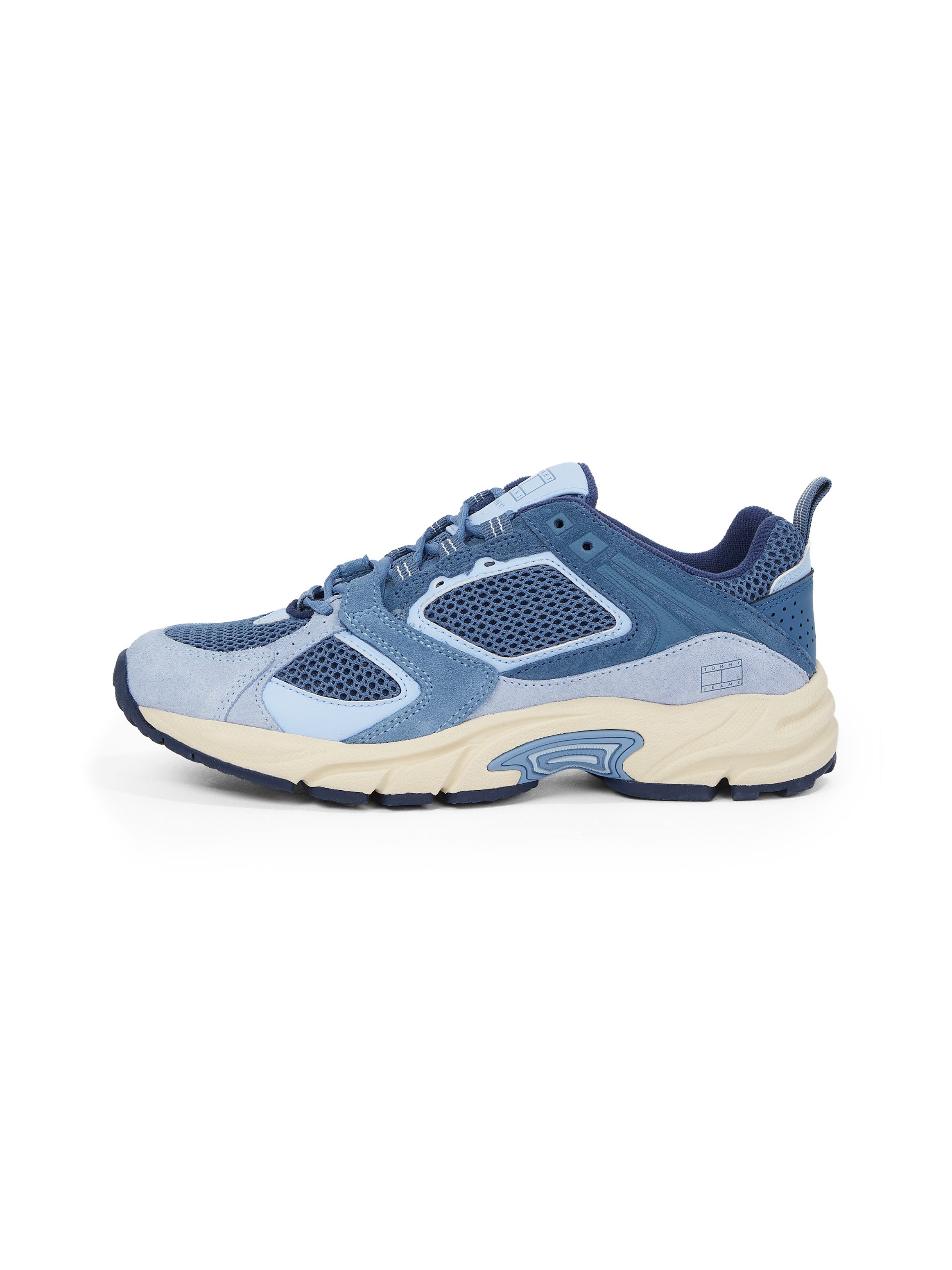 TOMMY JEANS Sneakers met sleehak ARCHIVE'97 , lente-schoen, lage schoen, veterschoen met logo op de tong