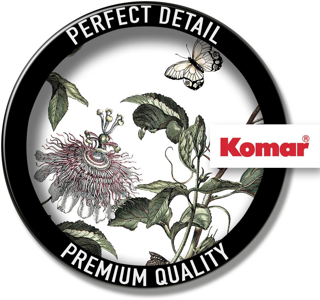 Komar Fotobehang Digitale print vlies - Paradis de Papillons - Afmeting 400 x 250 cm (1 stuk)