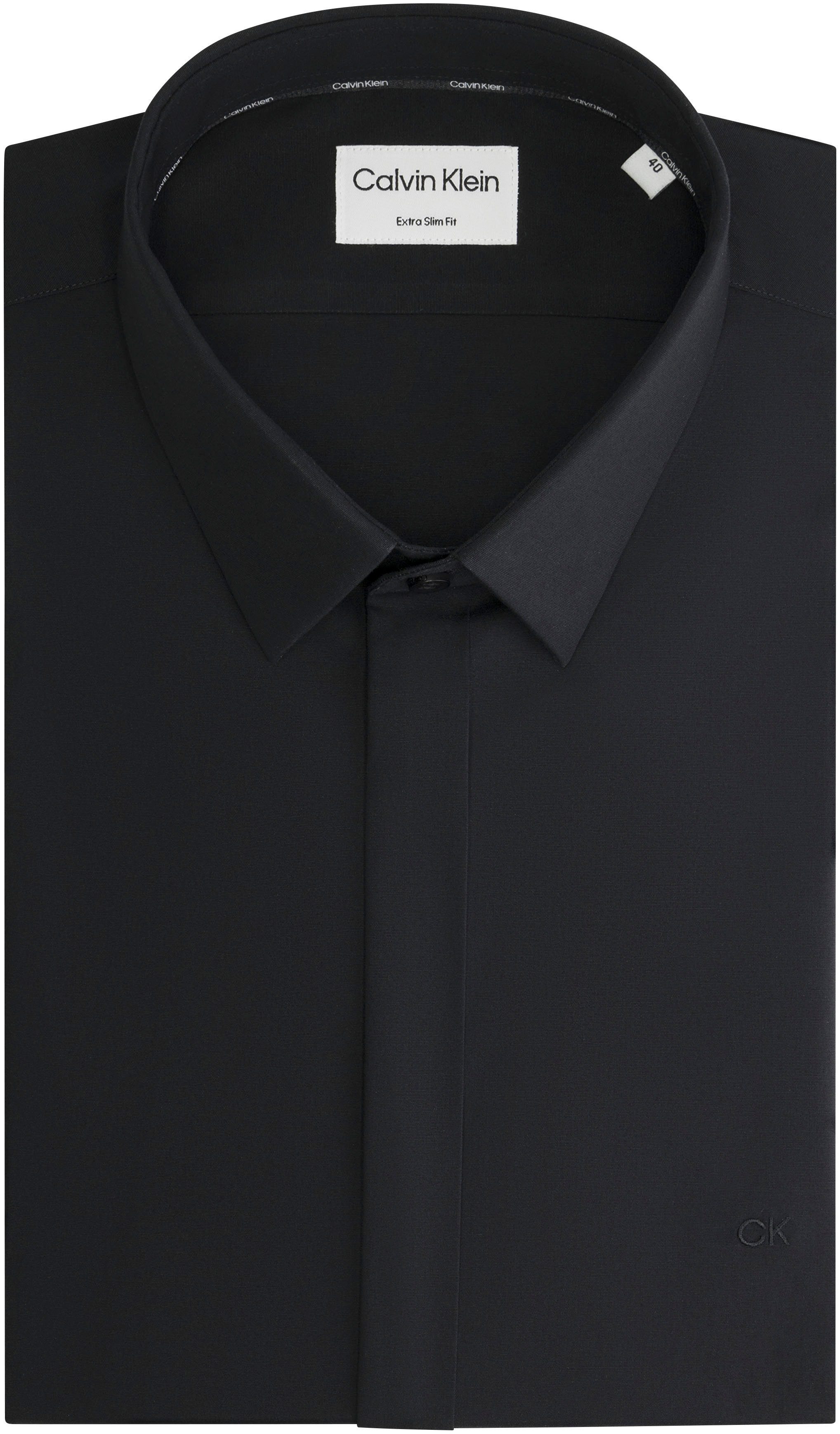 Calvin Klein Overhemd met lange mouwen POPLIN HP EXTRA SLIM SHIRT