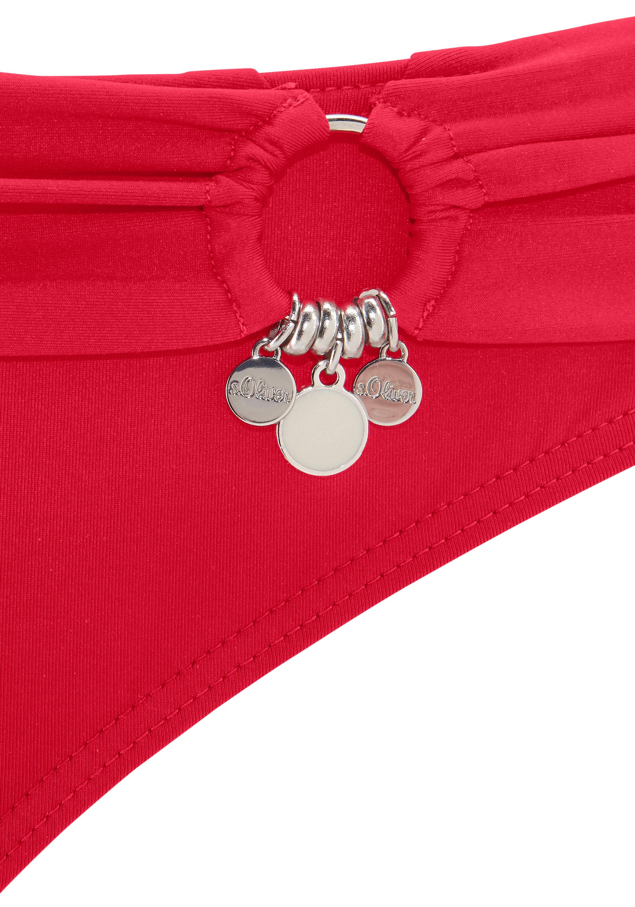 s.Oliver RED LABEL Beachwear Push-upbikini met sierring aan de broek