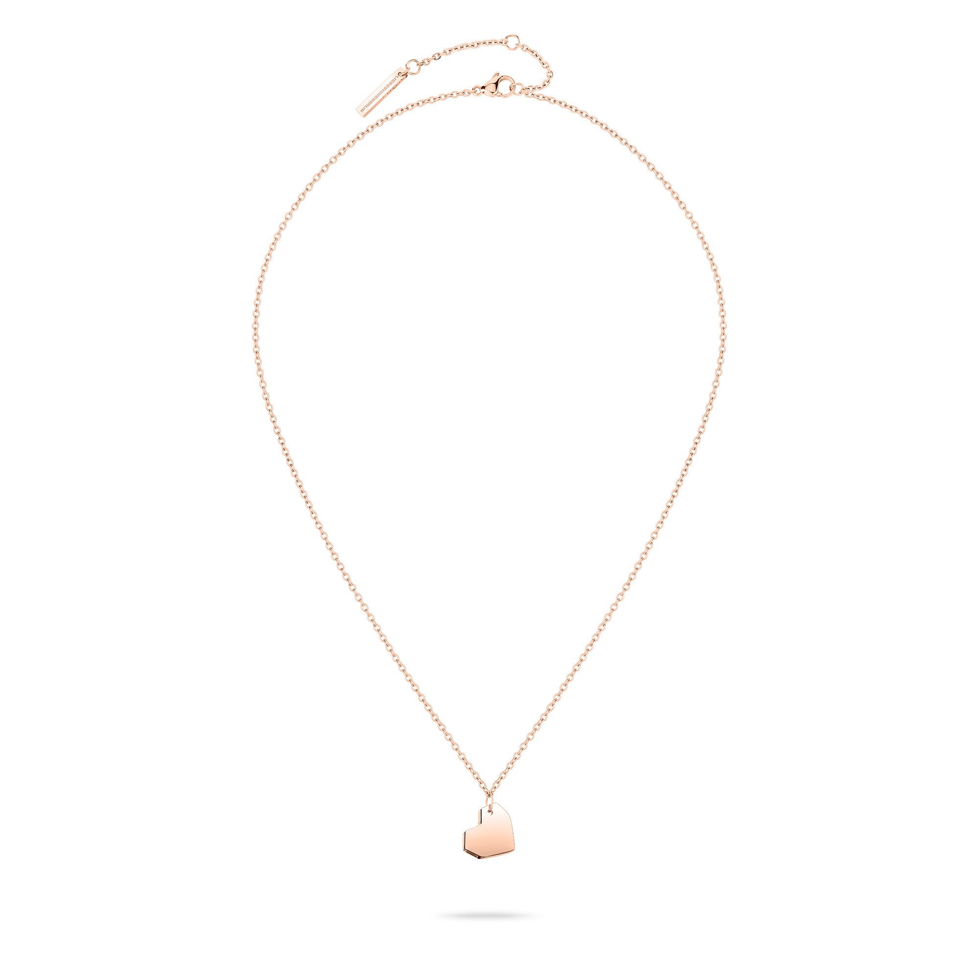 Liebeskind Berlin Ketting met hanger Sieraden RVS Urban Heart Hart LJ-1474 LJ-1475 LJ-1476 LJ-1477