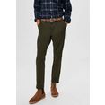 selected homme chino slim-miles flex chino pants groen