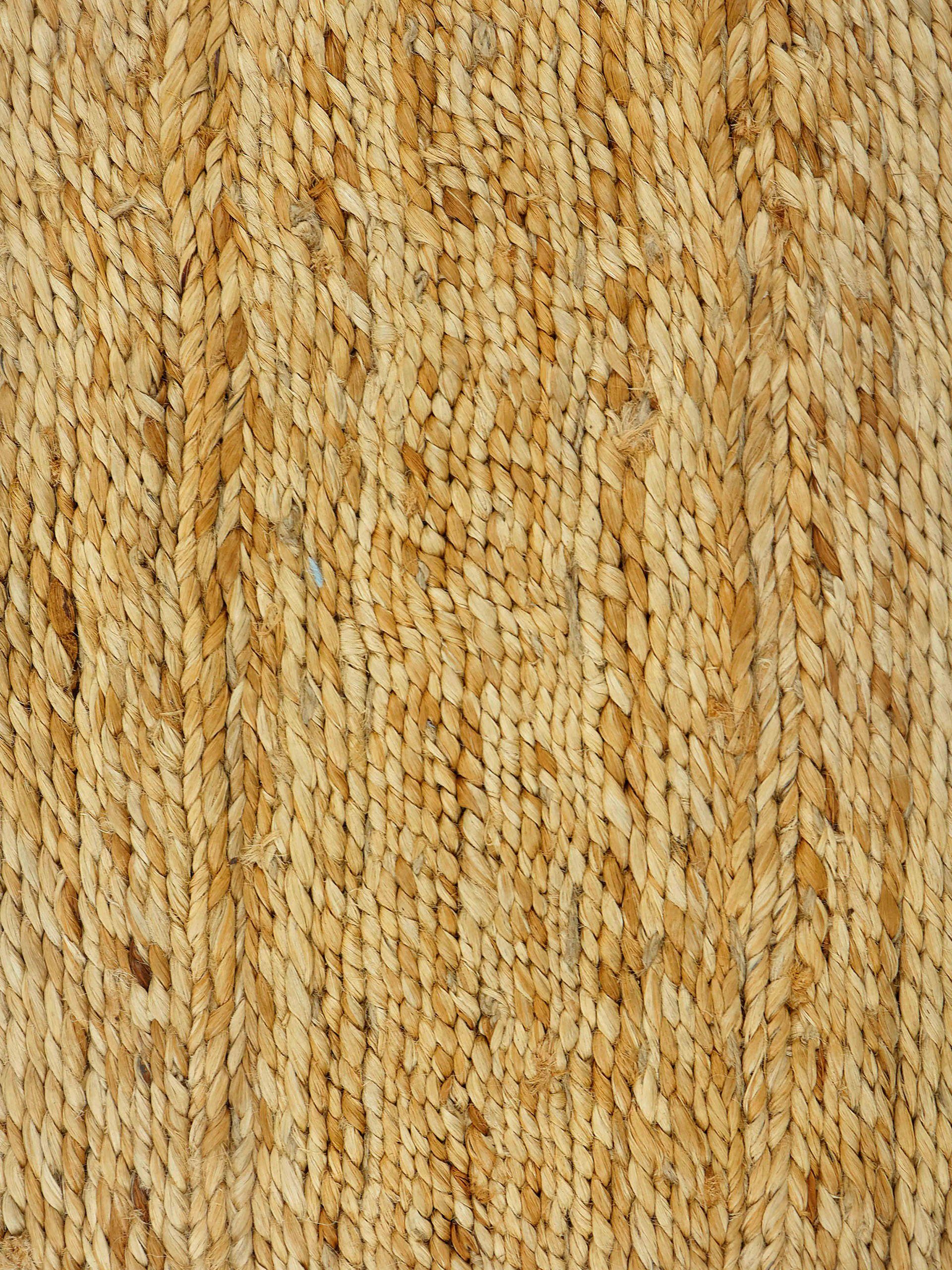 carpetfine Sisalkleed Jutetapijt Luca natuurlijk plantaardig materiaal met de hand geweven, boho stijl