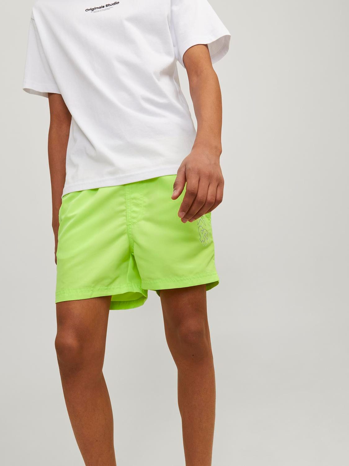 Jack & Jones Junior Zwemshort JPSTFIJI JJSWIM DOUBLE LOGO LY SN JNR