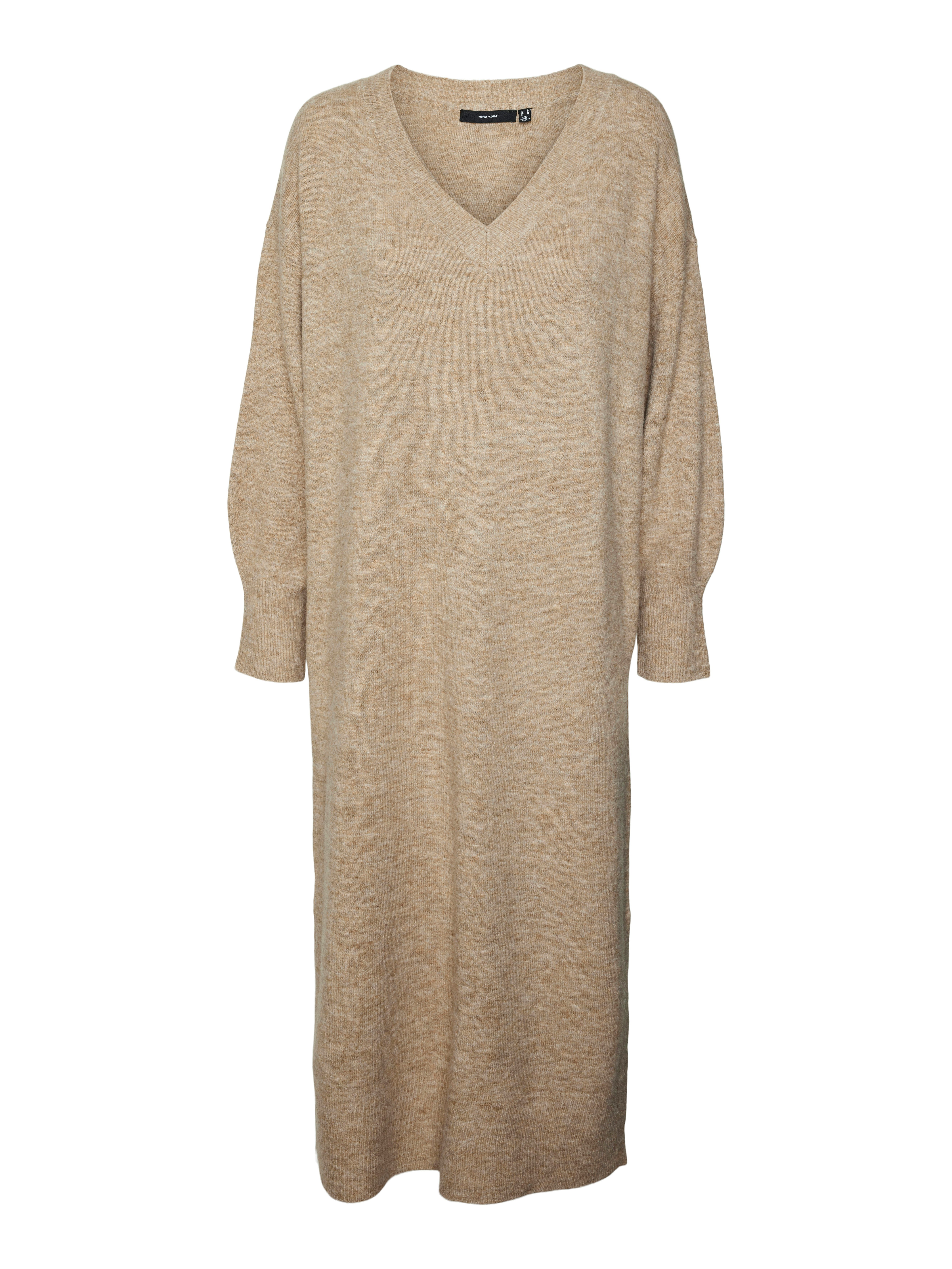 Vero Moda Gebreide jurk VMJUPITER LS V-NECK CALF DRESS BF