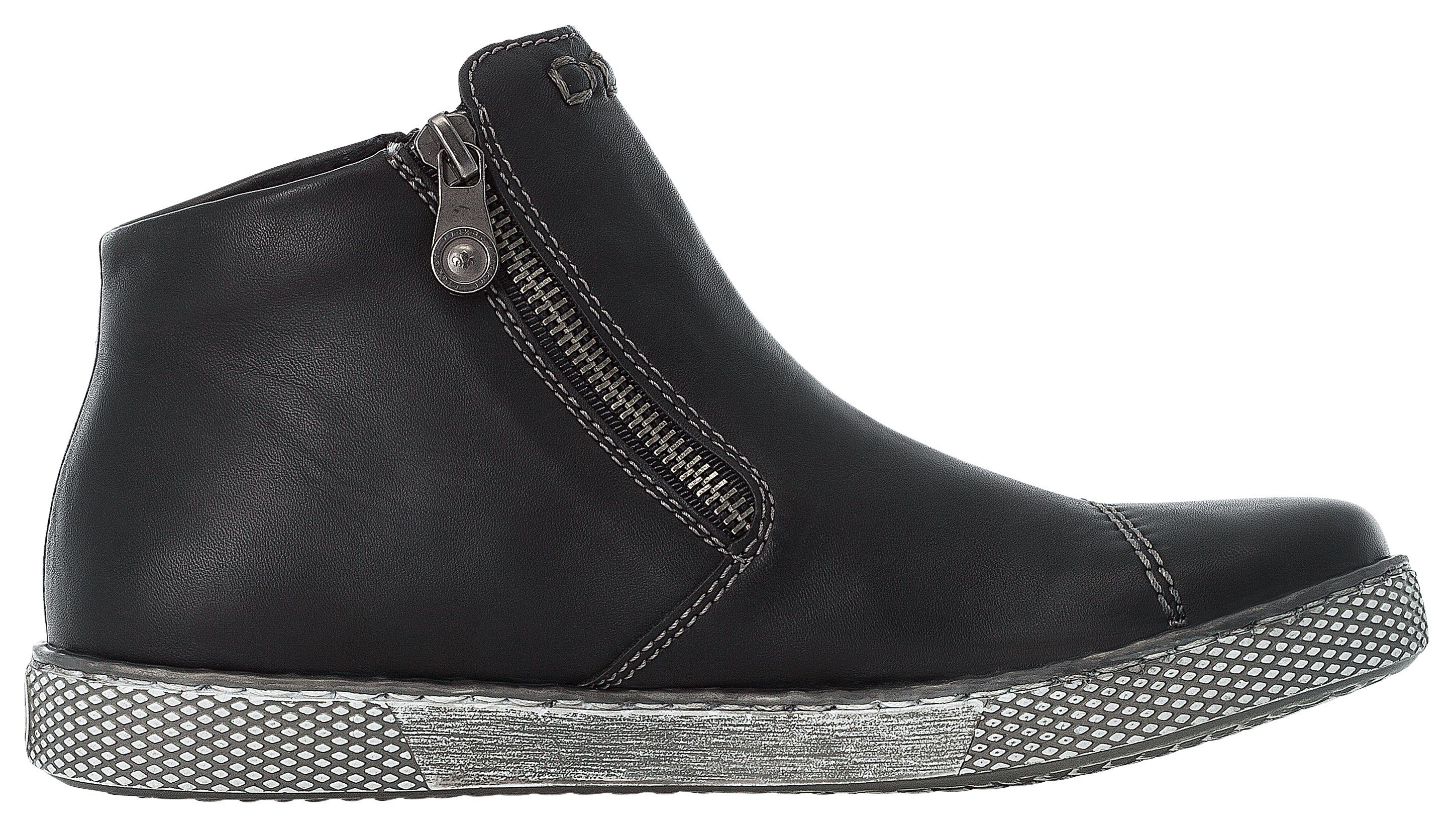 Rieker Boots zonder sluiting enkellaarsjes, instaplaarzen met rits