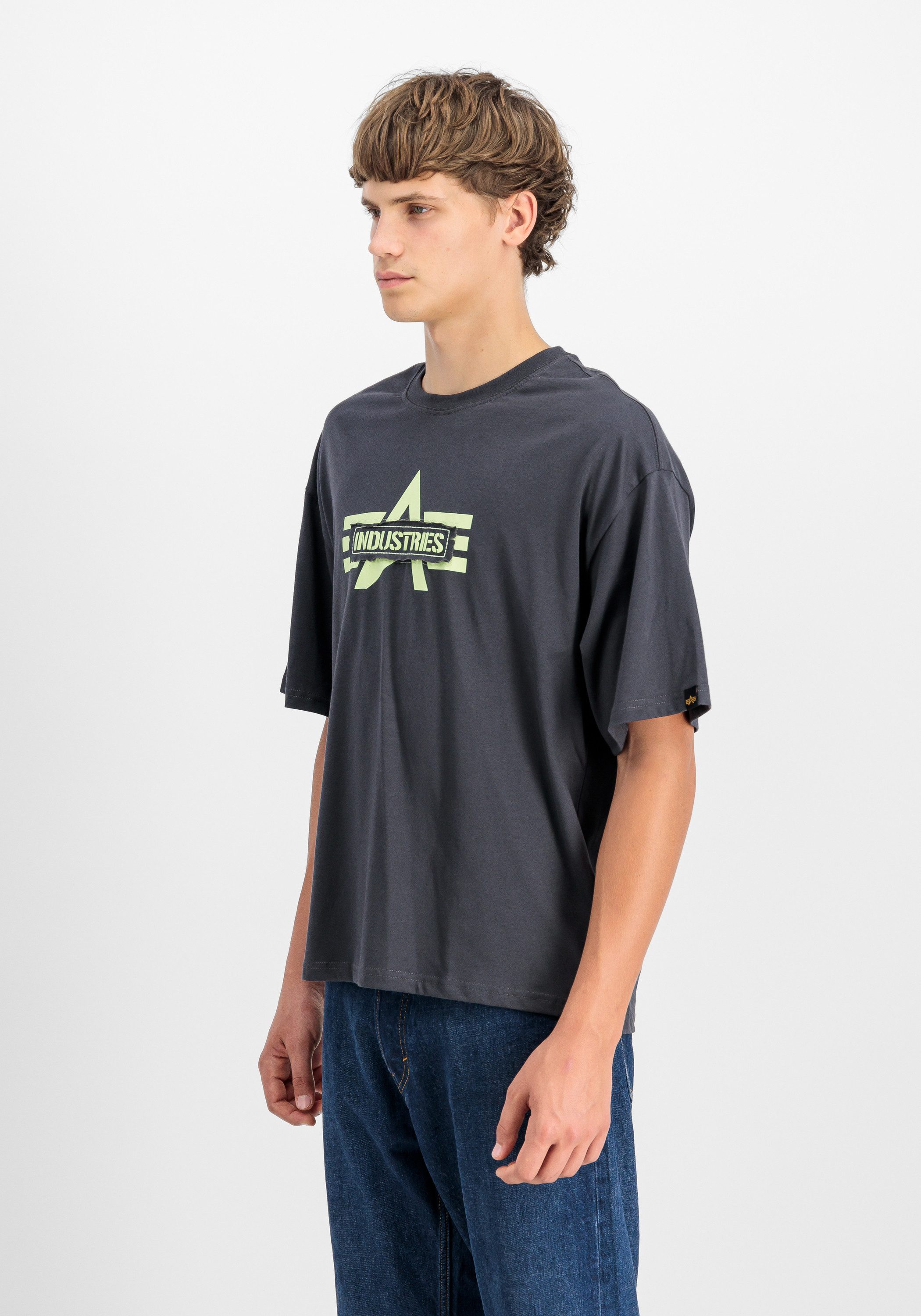 Alpha Industries T-shirt Logo Edge T-Shirt