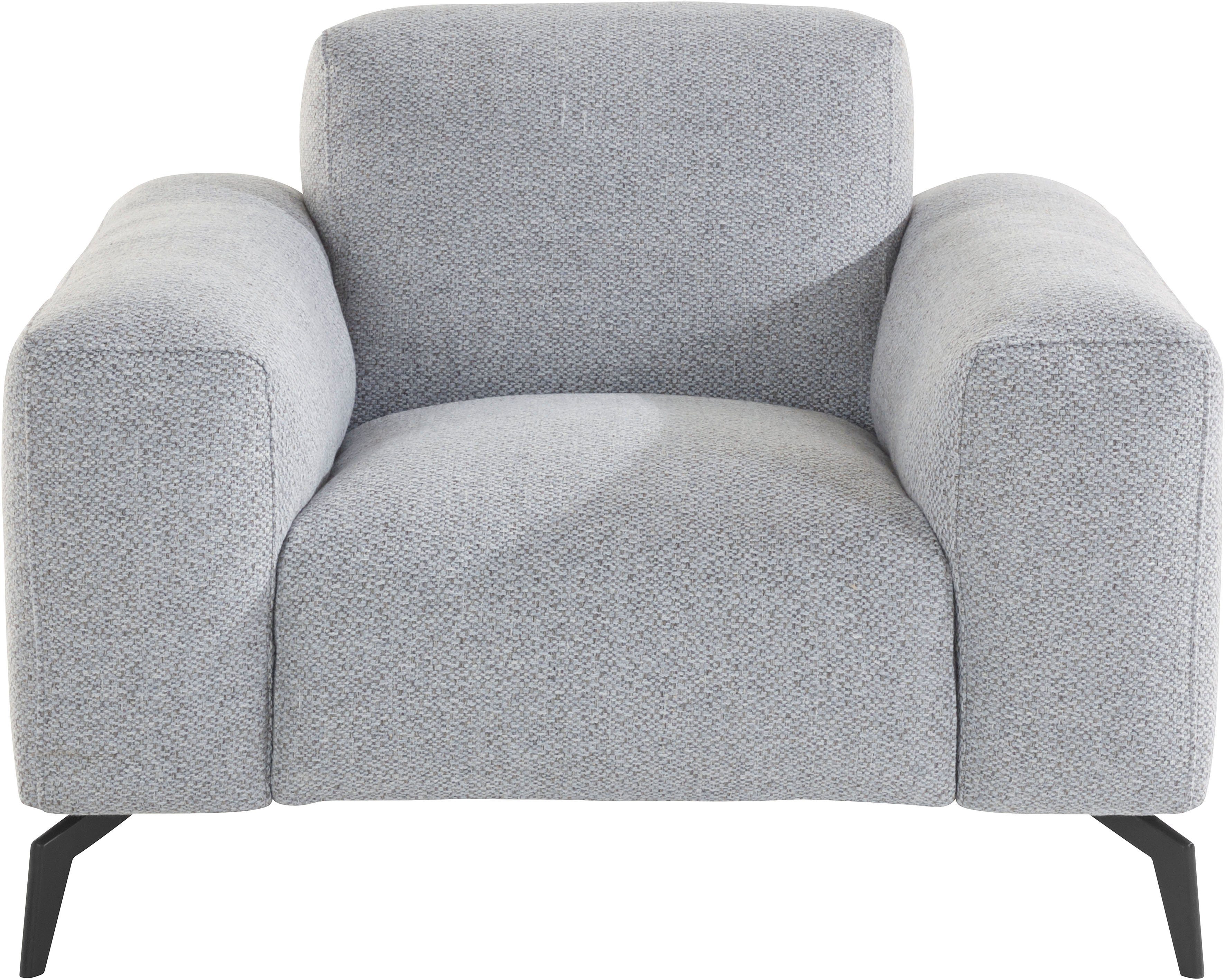 andas Fauteuil Drobak met cord overtrekstof, extra brede armleuningen