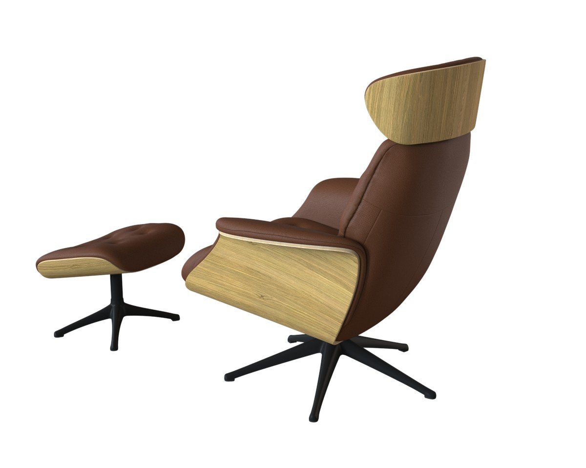 FLEXLUX Relaxfauteuil Volden, functionele stoel, gestoffeerde stoel, armleuningen, TV-fauteuil