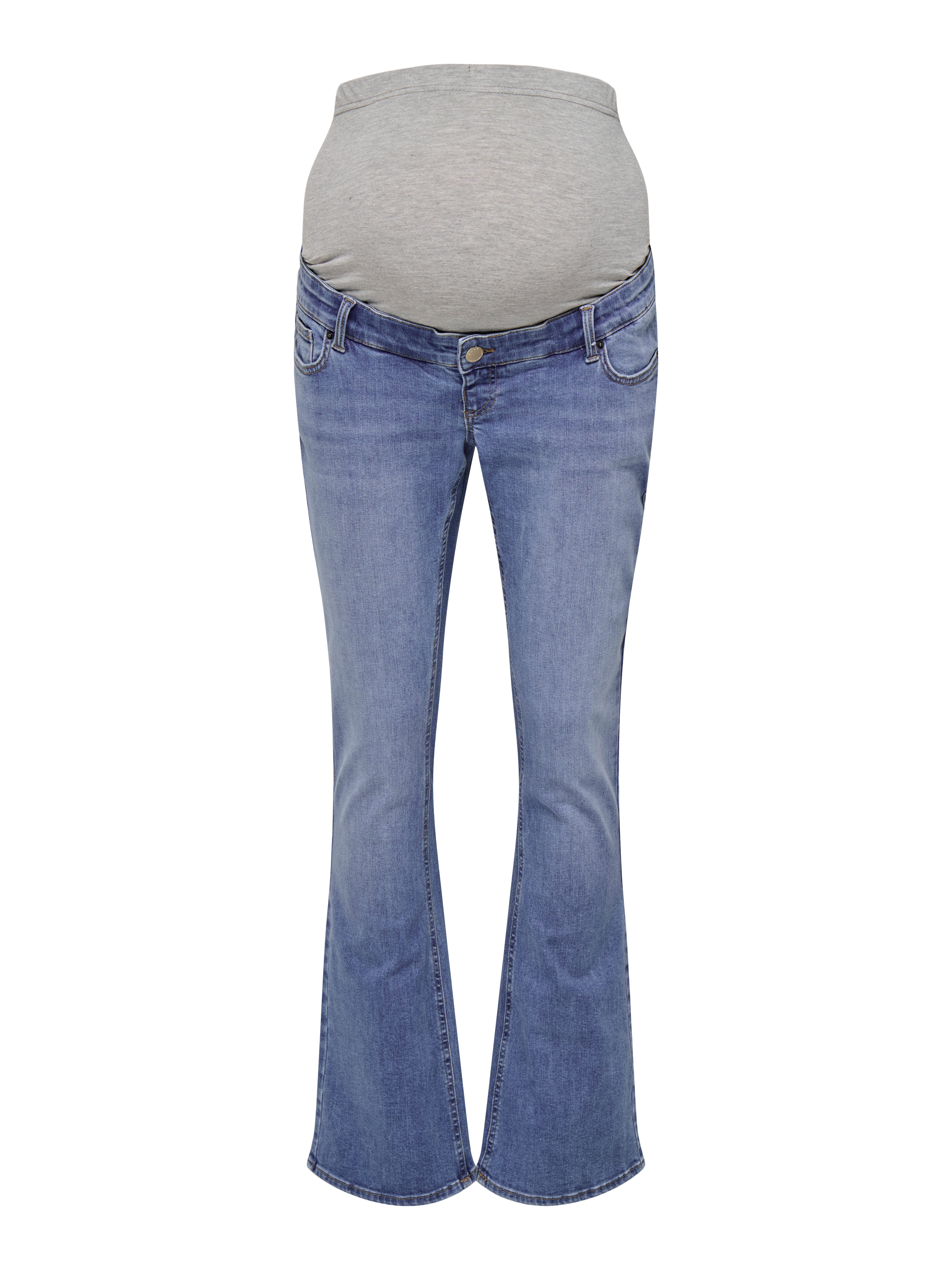 ONLY MATERNITY Zwangerschapsjeans OLMBLUSH MID FLARED REA1319 NOOS