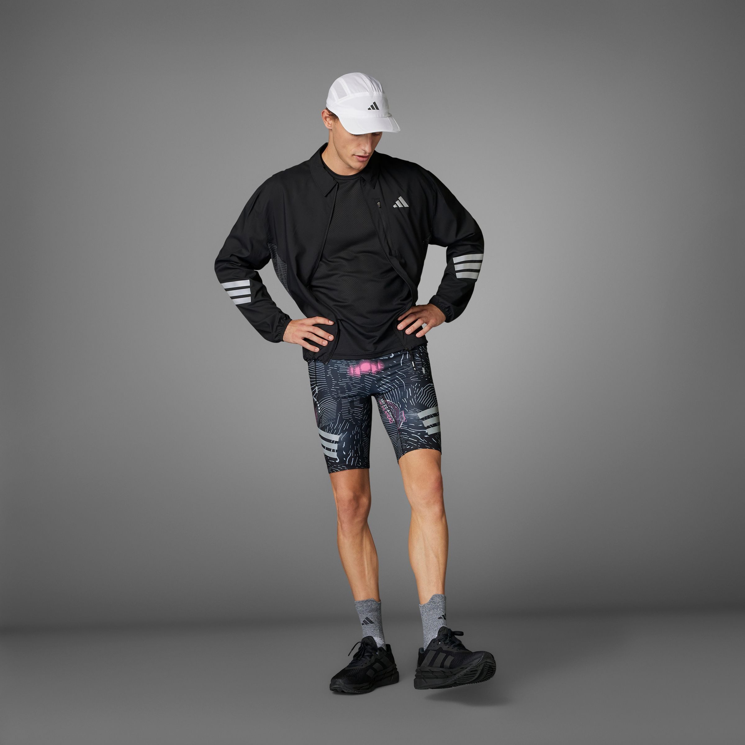 adidas Performance Runningshort BTN BIKER TIG M (1-delig)