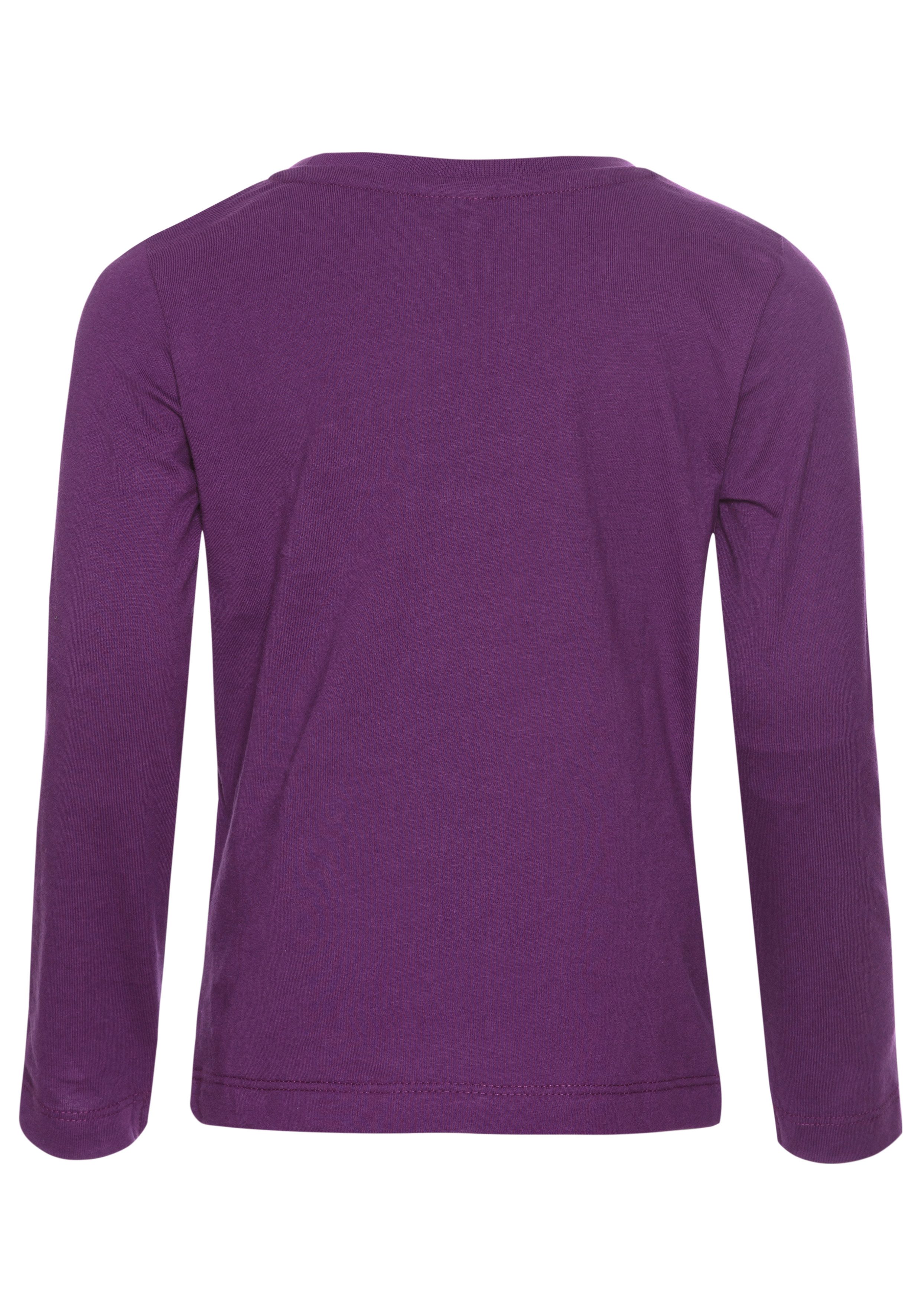 KIDSWORLD Shirt met lange mouwen , Met hart van keerbare pailletten Lange mouwen, basic pasvorm, met glinsterende pailletten