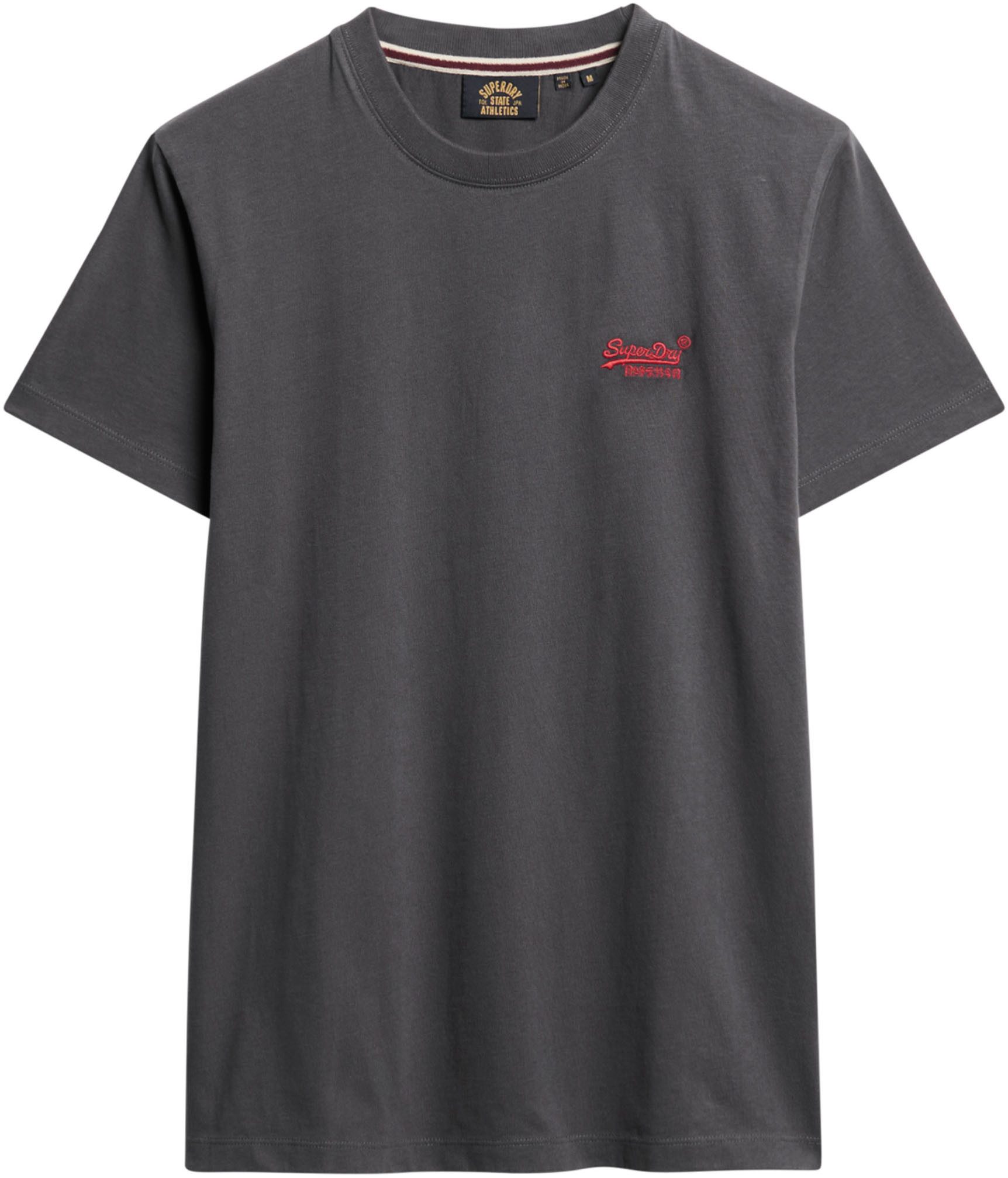 Superdry Shirt met ronde hals ESSENTIAL LOGO EMB TEE
