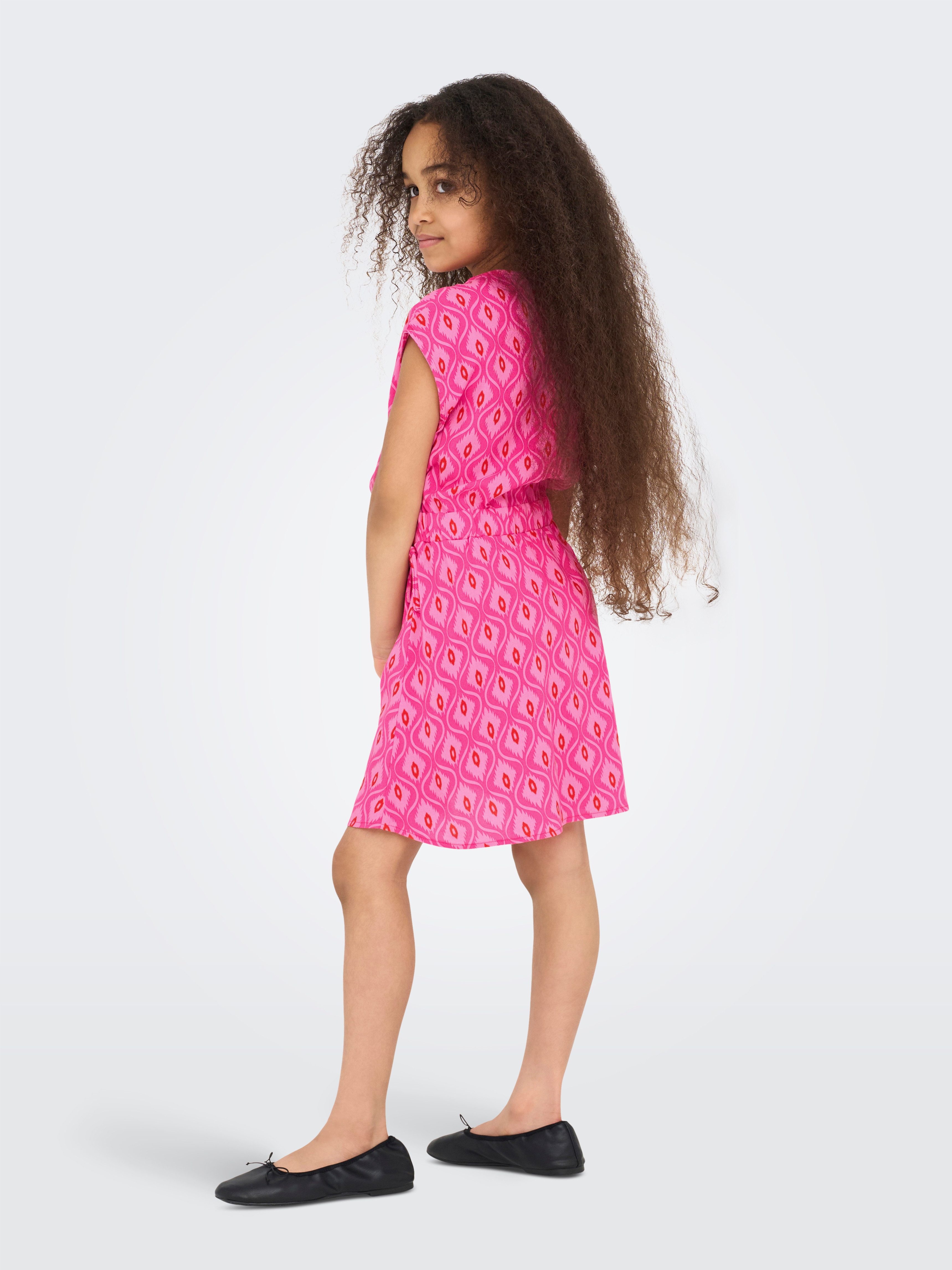 KIDS ONLY Zomerjurk KOGZALINA LIFE CAPSLEEVE DRESS PTM