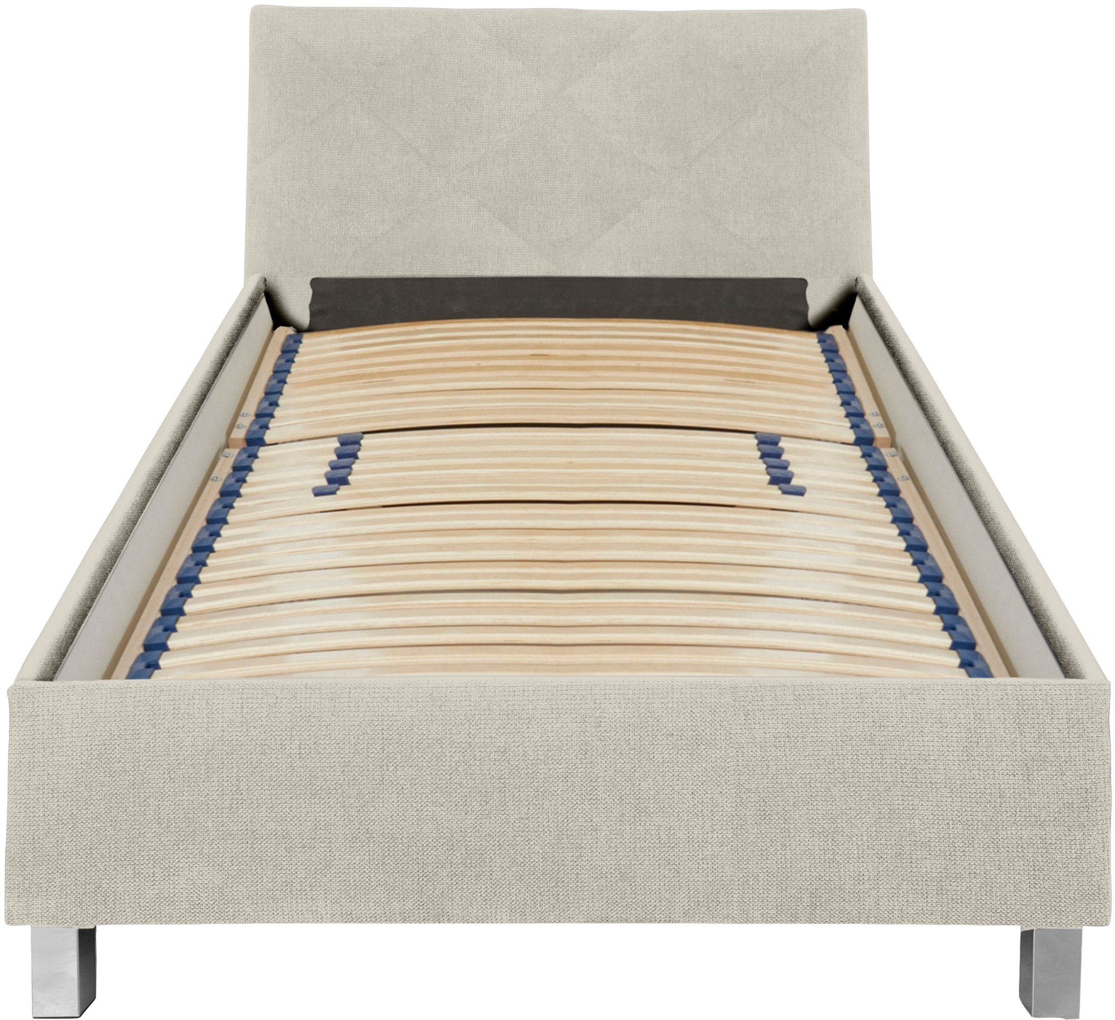 Westfalia Polsterbetten Gestoffeerd bed Padua met ruitvormig quiltwerk, keuze uit 3 verschillende typen matrassen