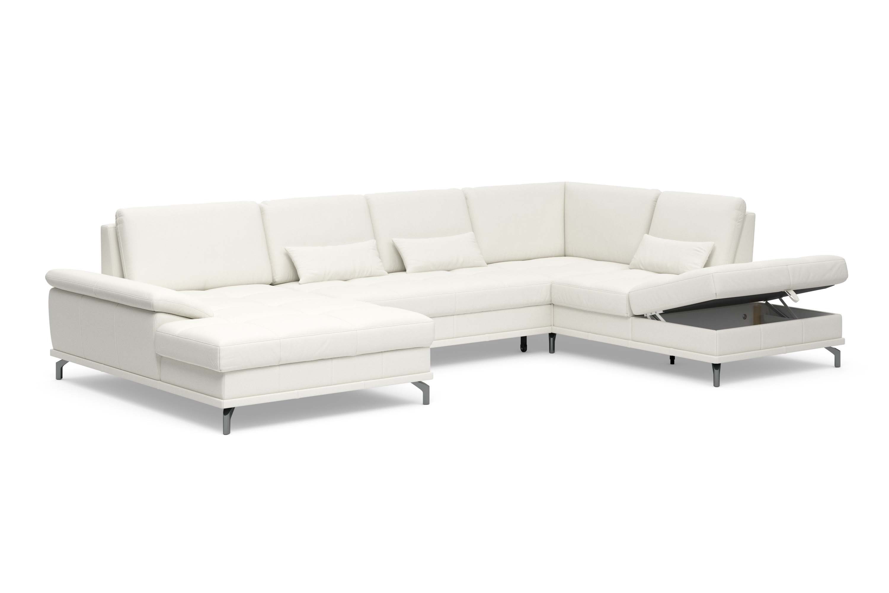 Places of Style Zithoek Costello U-vorm, met zitdiepteverstelling, armleuningverstelling en