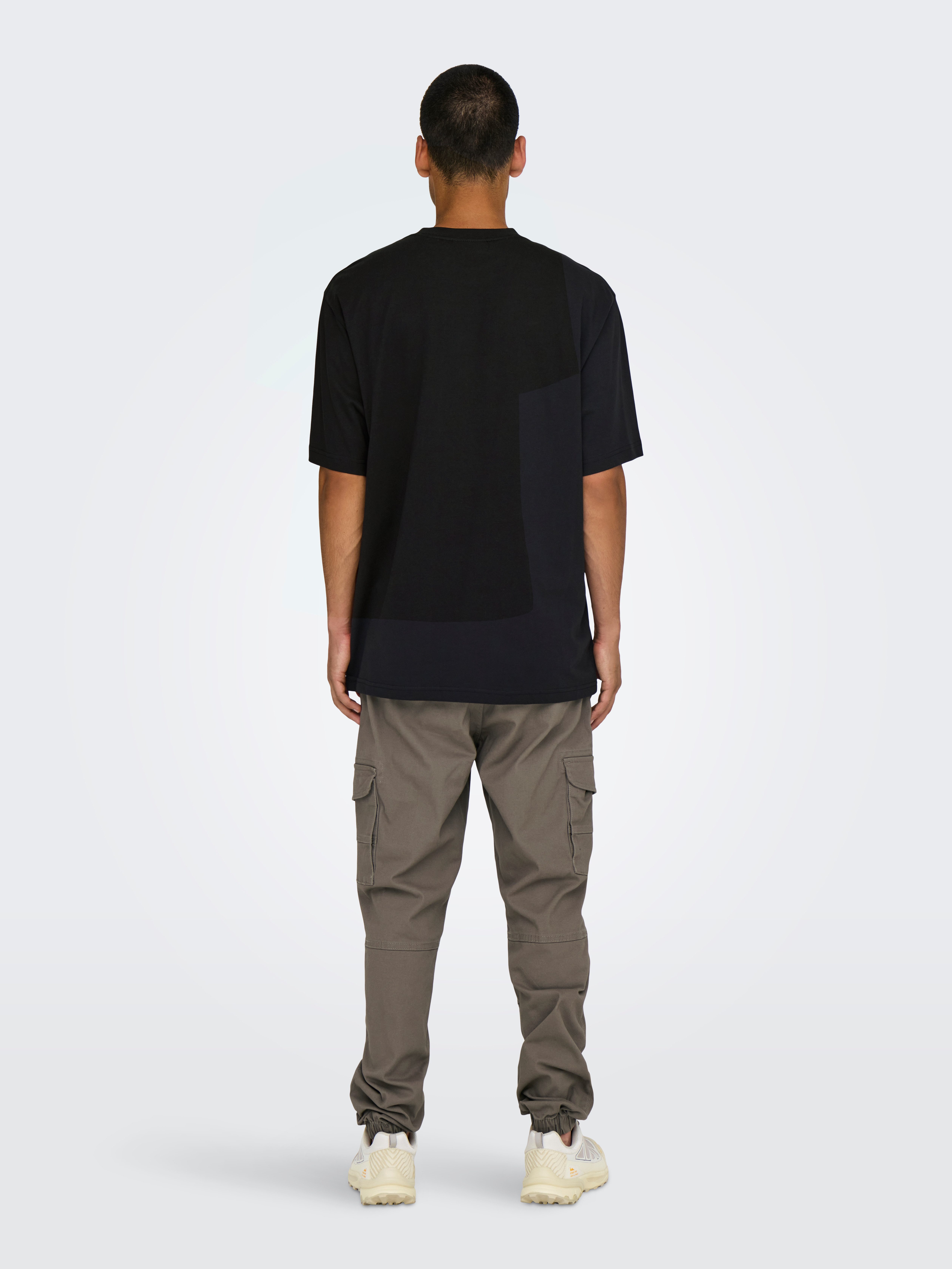 ONLY & SONS Shirt met ronde hals ONSCURATED RLX PRINT SS TEE