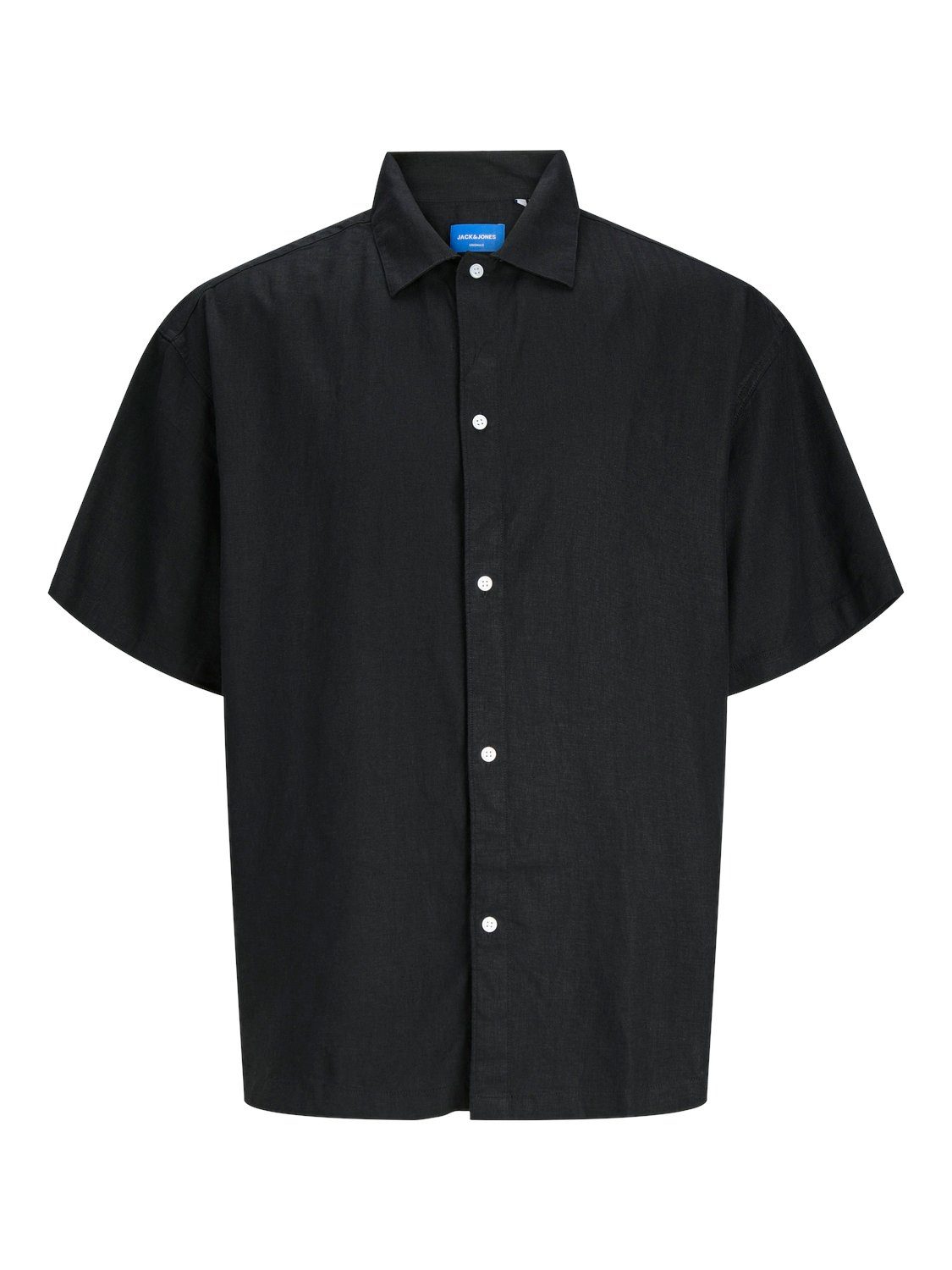 Jack & Jones Overhemd met korte mouwen JORFARO LINEN OVERSIZED SHIRT SS SN