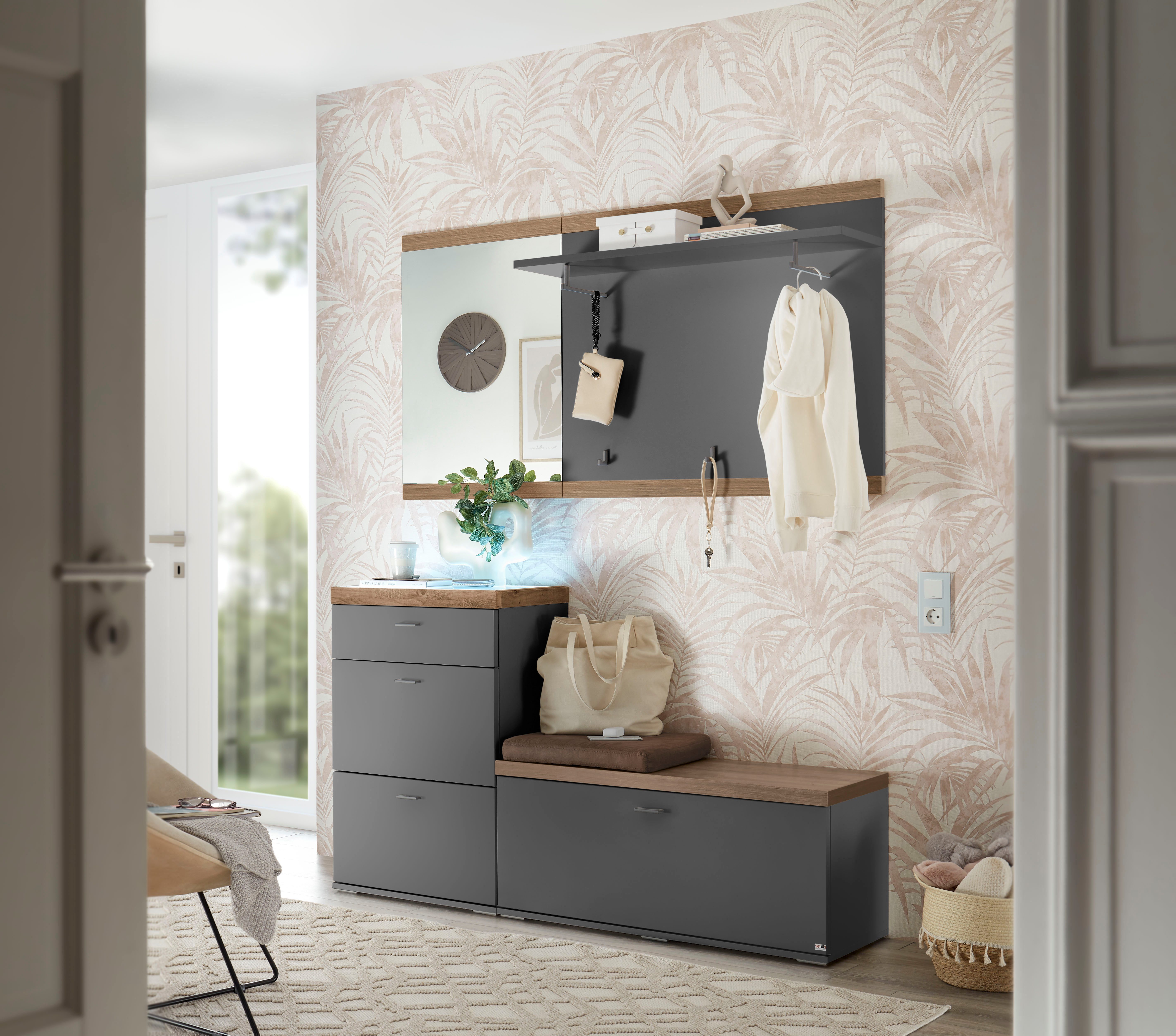 set one by Musterring Compact kapstokmeubel Lancaster Dielen bestaande uit 4 delen, verkrijgbaar in twee kleuren, totale breedte 160 cm (4 stuks)