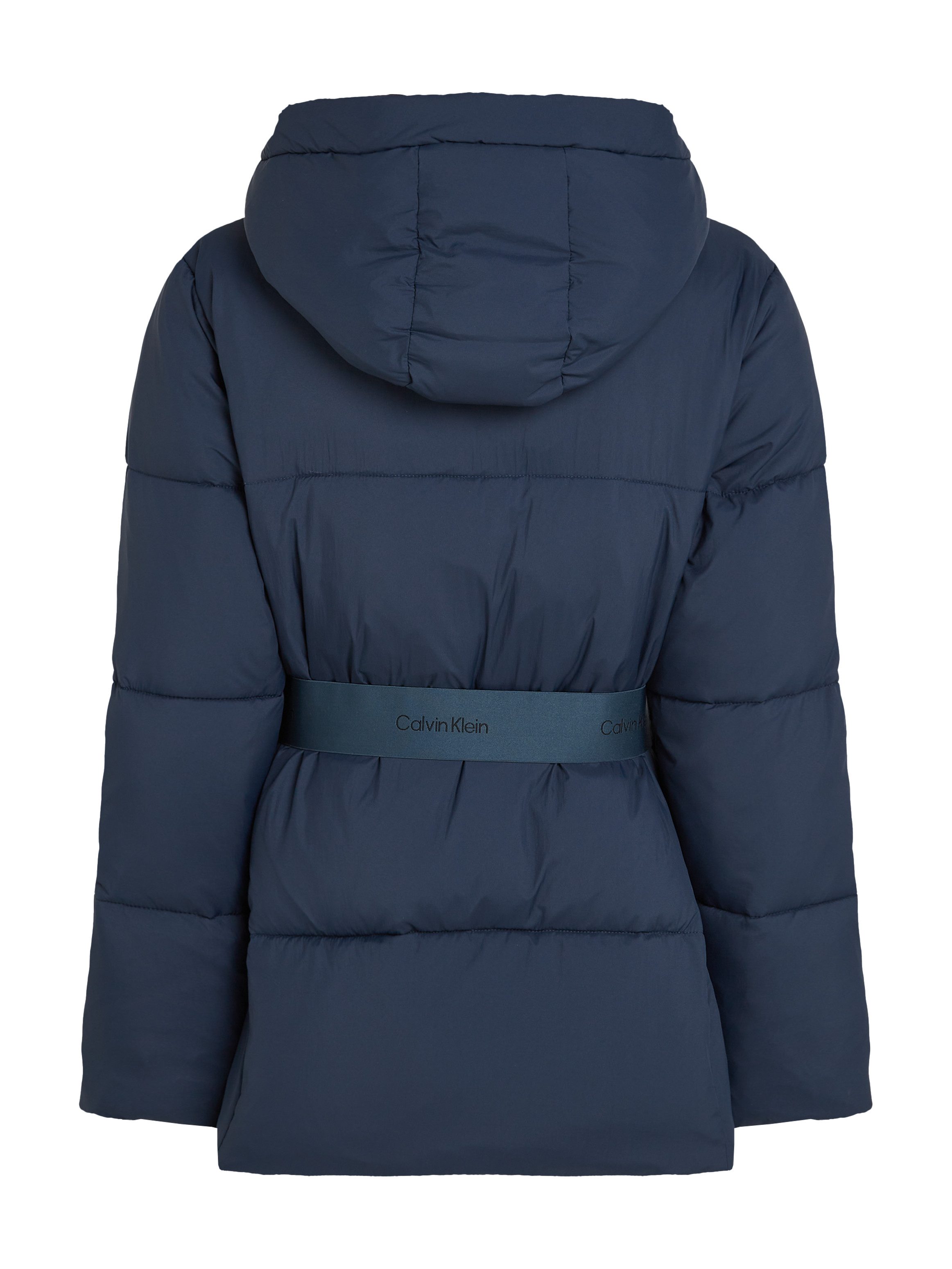 Calvin Klein Gewatteerde jas LOGO BELT SHORT PUFFER