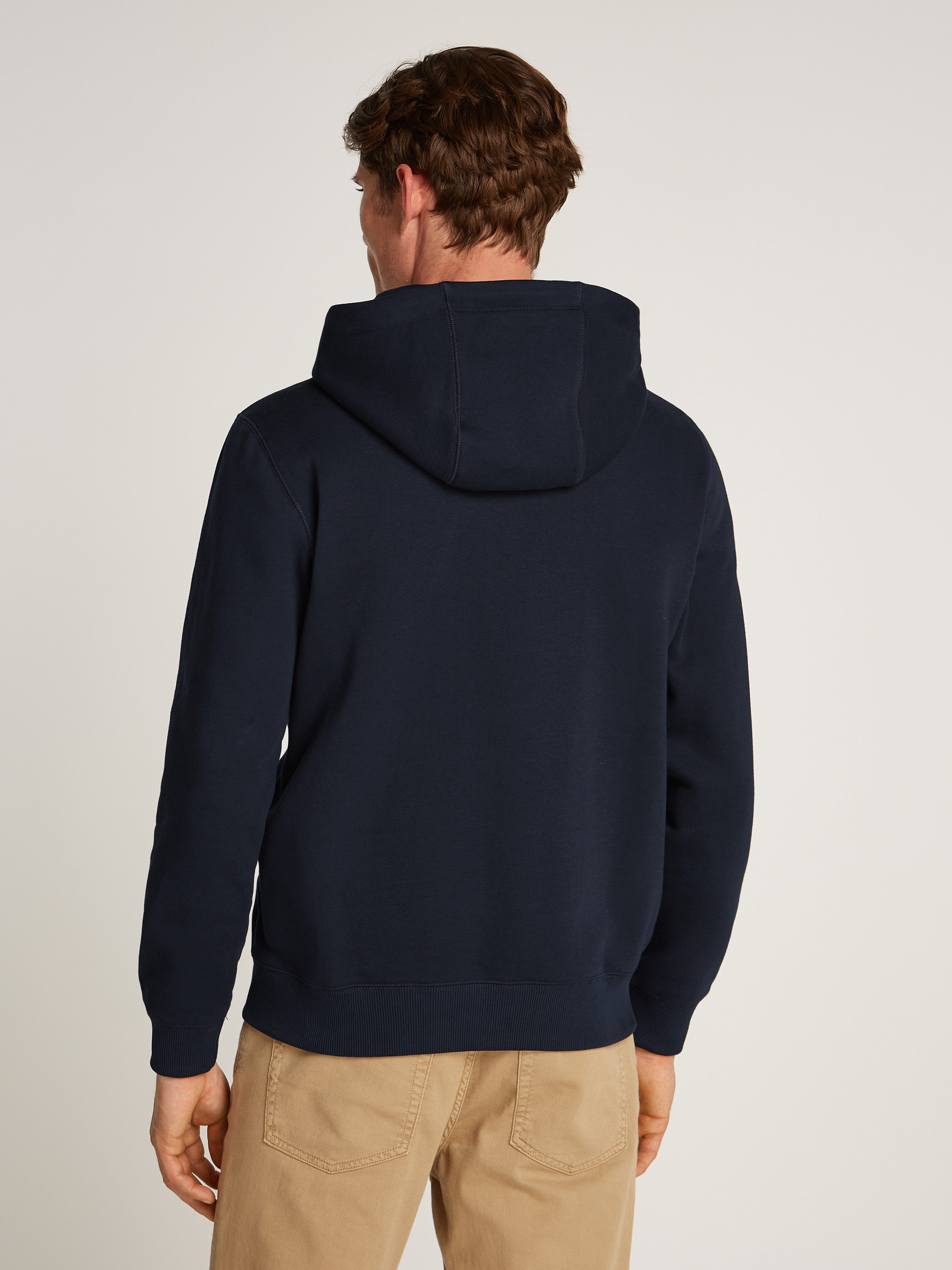 Tommy Hilfiger Sweatvest SMALL TOMMY LOGO ZIP HDD