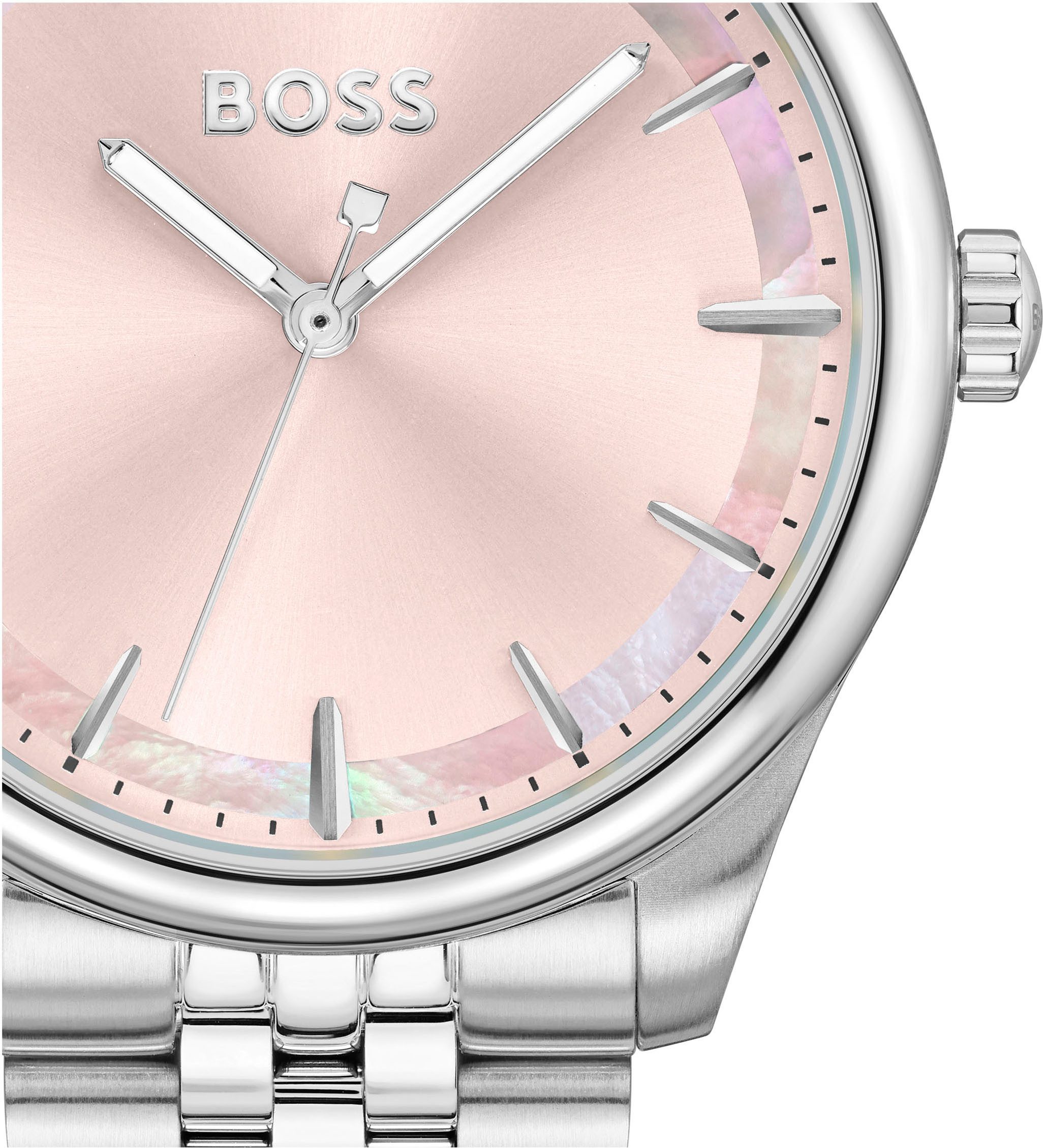 Boss Kwartshorloge GRACEFUL Horloge, dameshorloge, stalen band, analoog