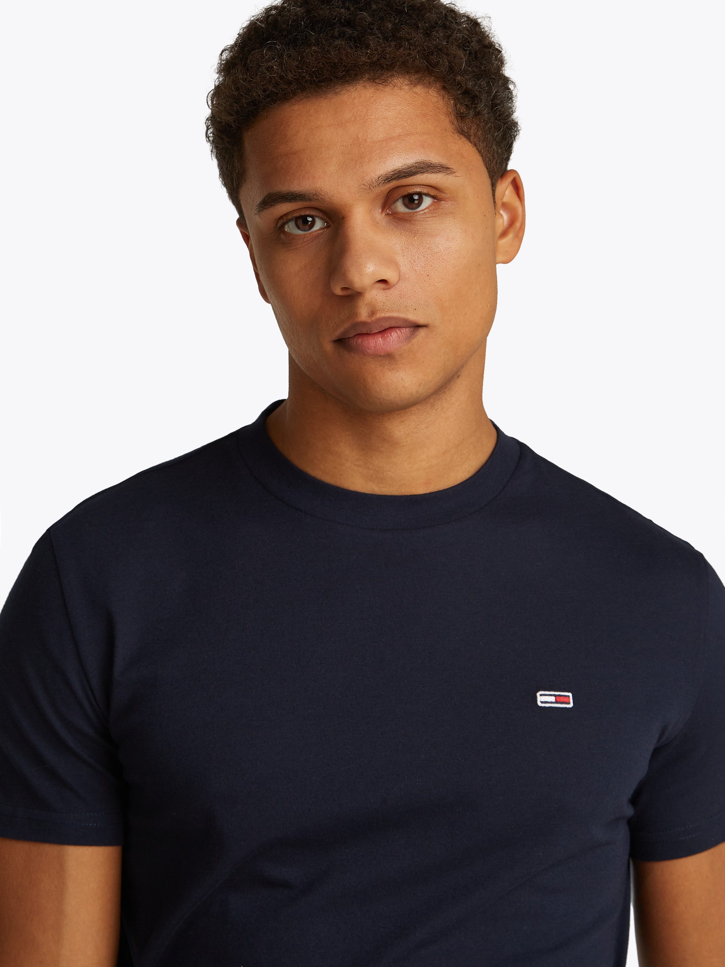 Tommy Jeans Plus Shirt met ronde hals TJM XSLIM 2PACK JERSEY TEE EXT (Set van 2)