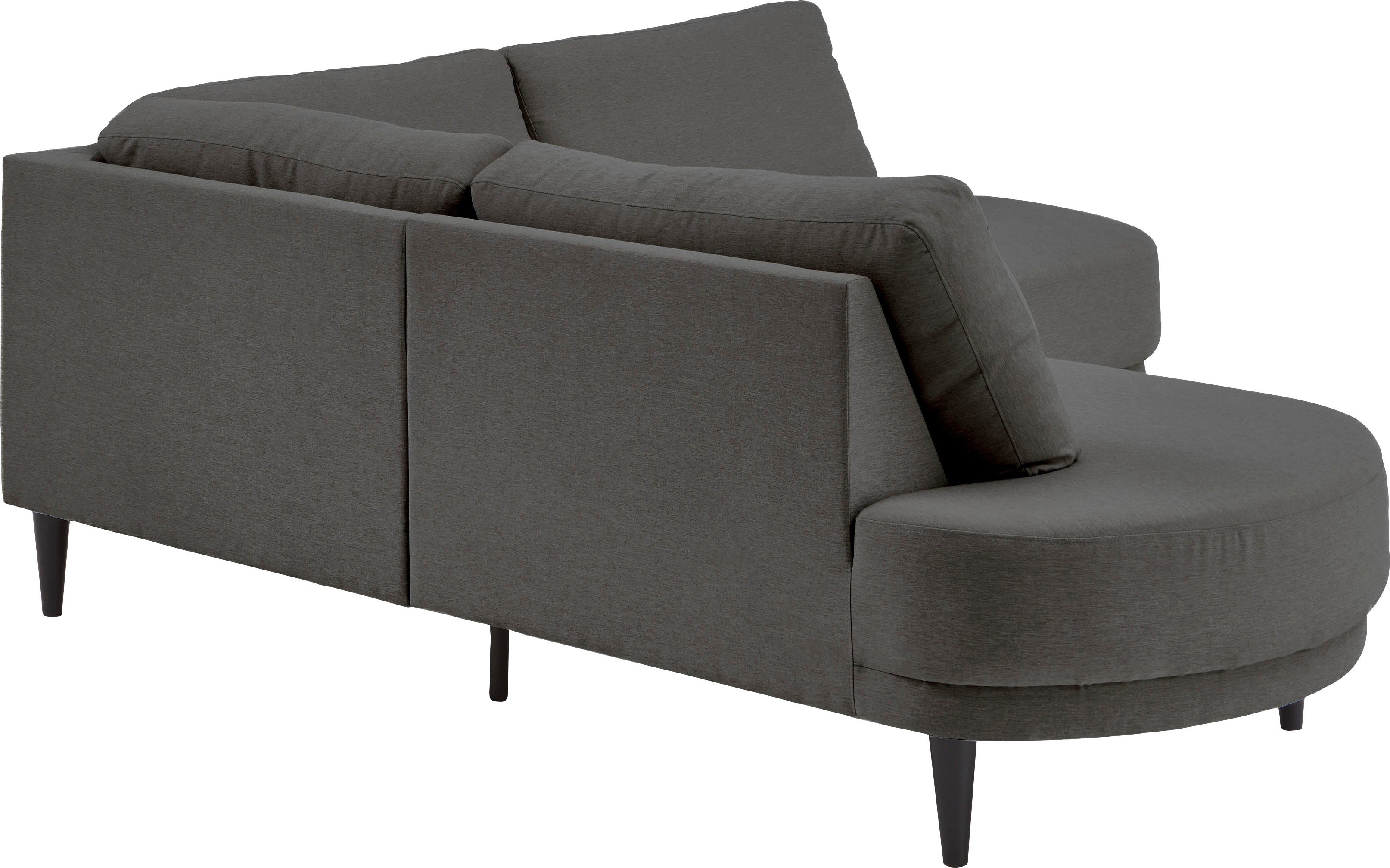 ATLANTIC home collection Hoekbank Ronny L-vorm optioneel in beige, met nosagvering