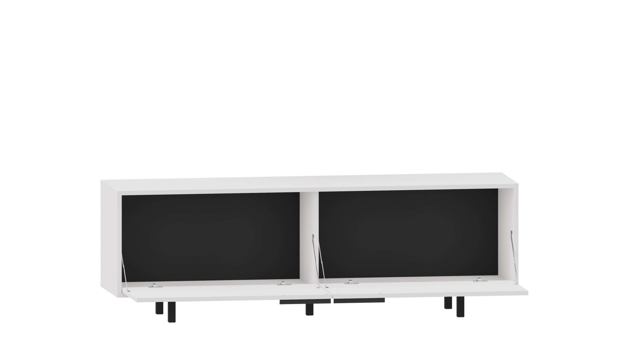 INOSIGN Tv-meubel Dinant TV-kast met 2 kleppen, kabeldoorvoer, breedte 150 cm, hoogte 50 cm