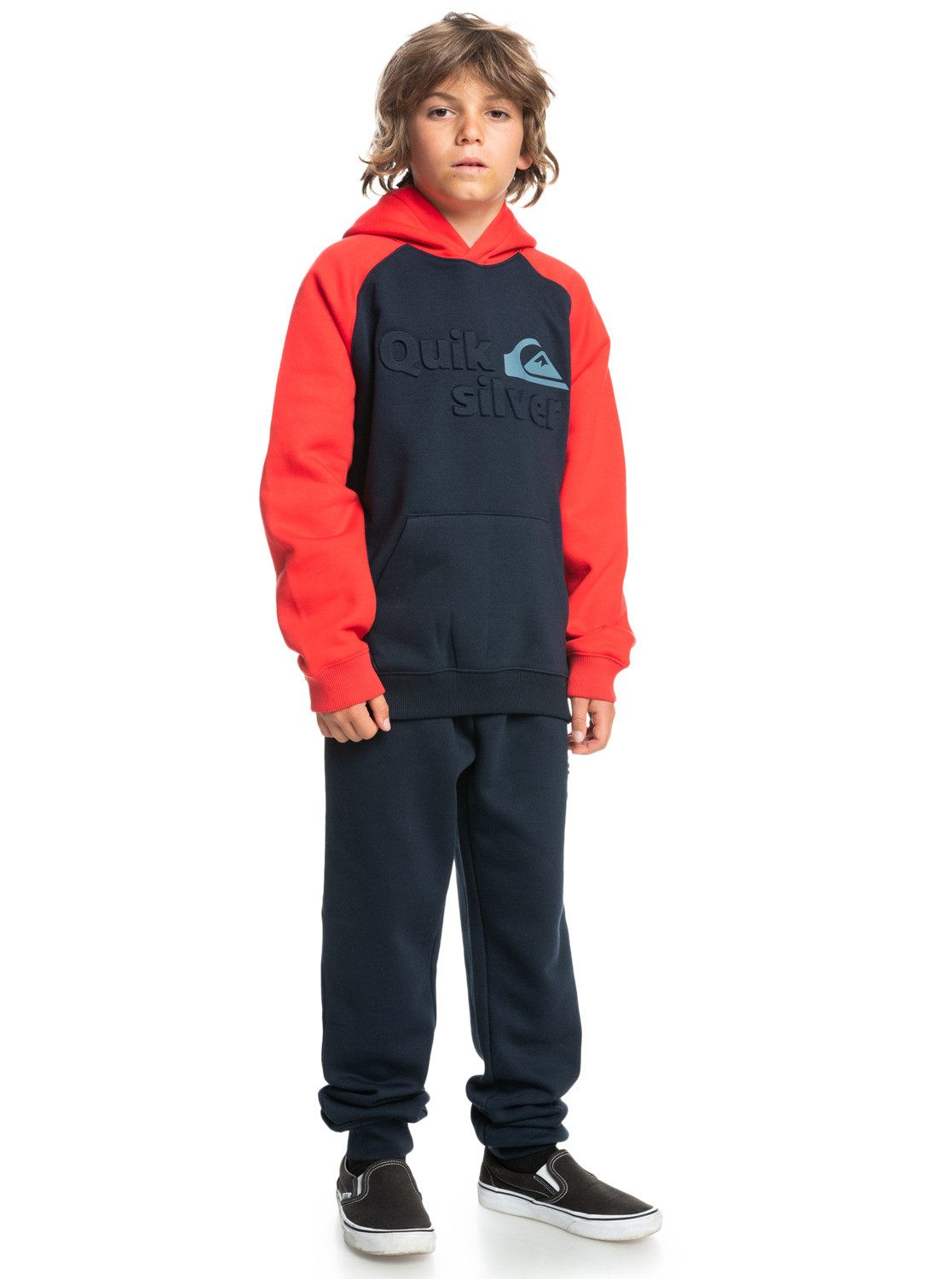 Quiksilver Hoodie Age Of Blue Emboss
