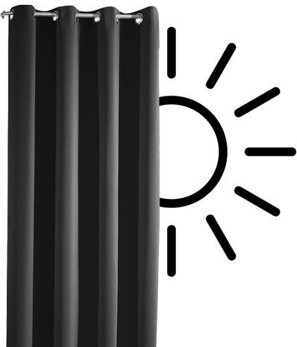 Weckbrodt Gordijn Sarin ondoorzichtig, thermo, warmte-, koude-isolerend, verduisterend, gordijn, vitrage (1 stuk)