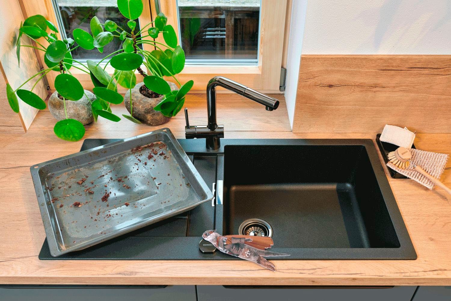 Schock Keukenkraan LAIOS SB uitschuifbaar, terugstroombegrenzer, fluisterperlator, draaibereik 360°