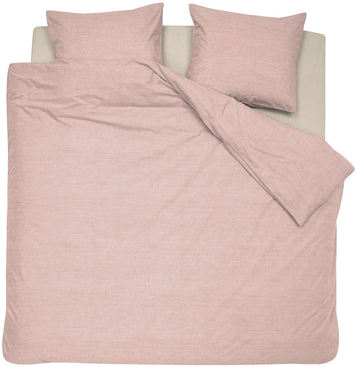 Cinderella Beddengoed Lyn gevlekte look dekbedovertrekken roze