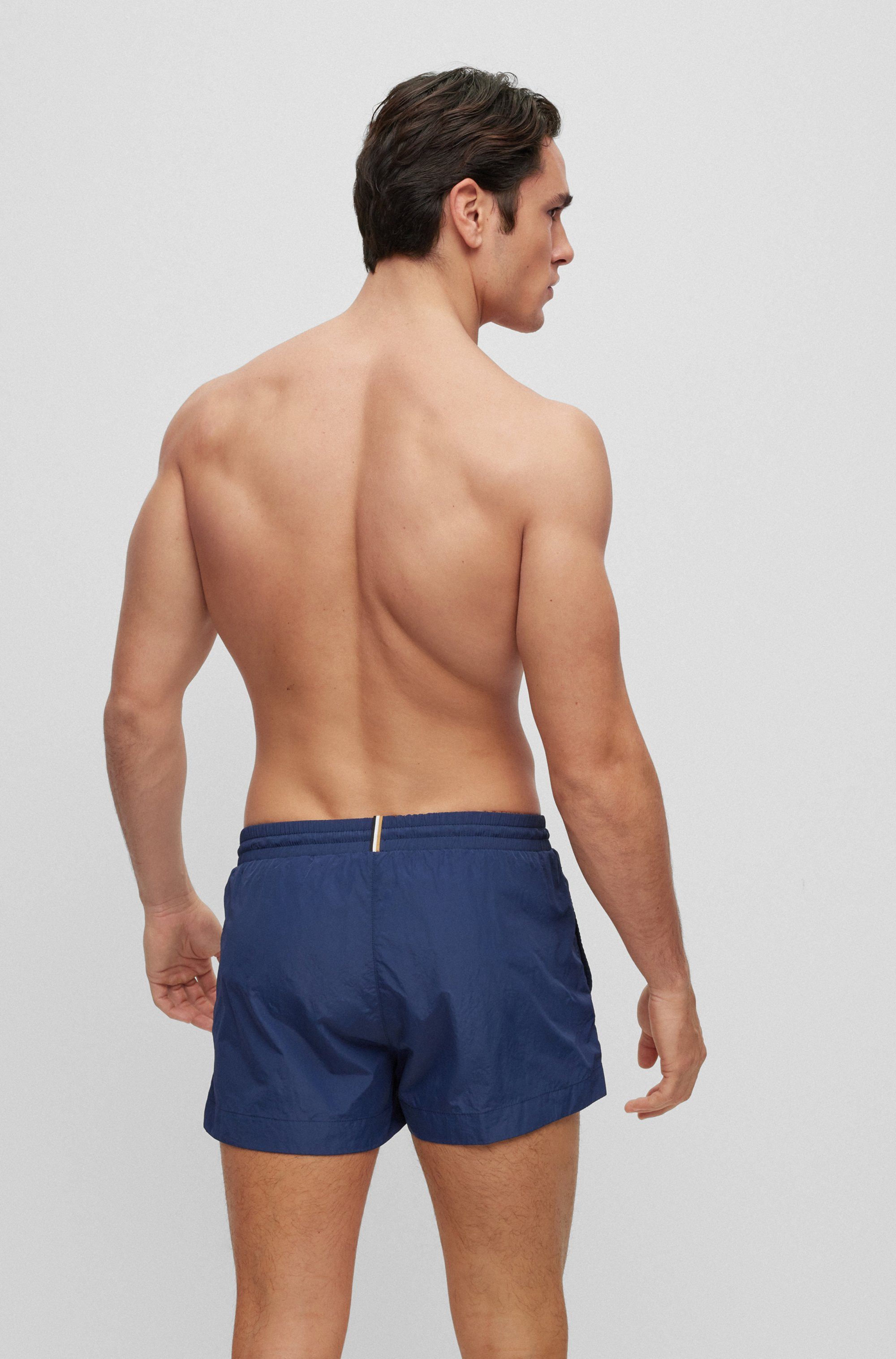 BOSS Zwemshort Mooneye 1022926 met elastische taille