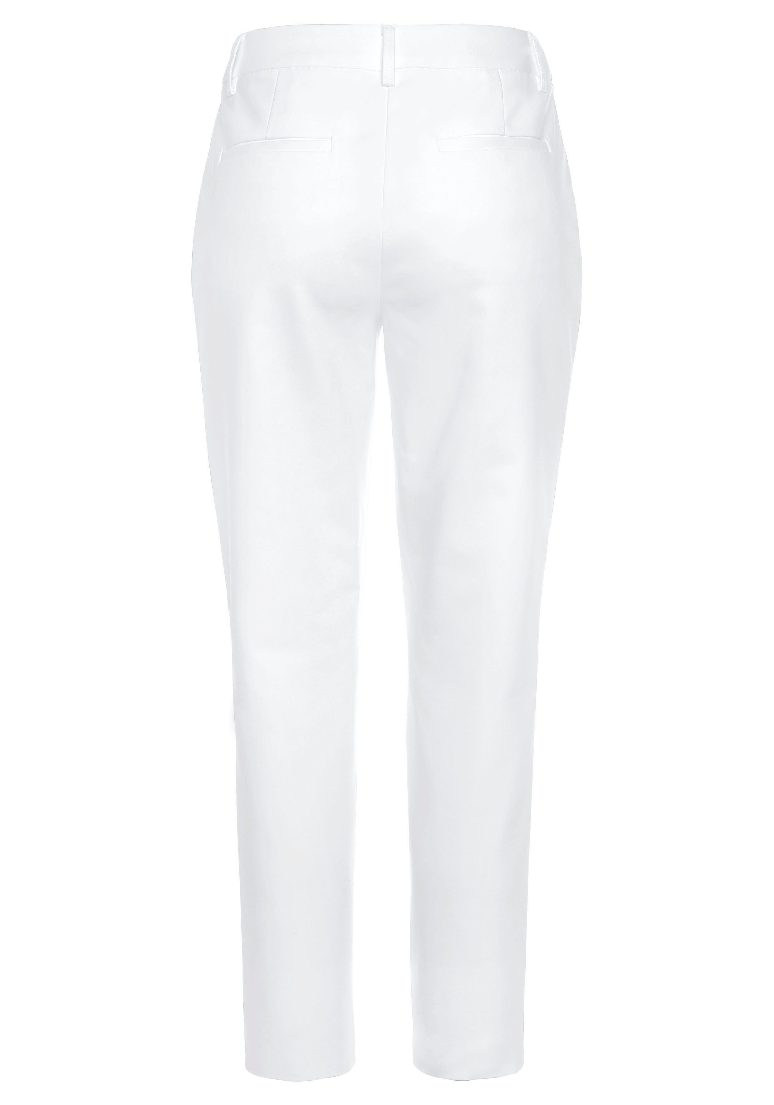 Lascana Chino in verkorte lengte stofbroek in smalle pasvorm casual-chic