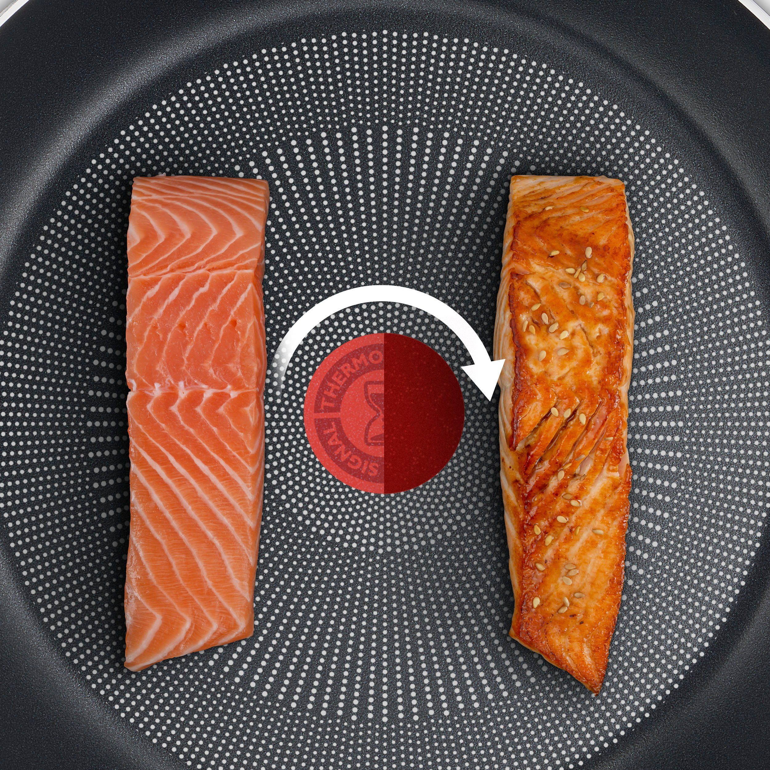 Tefal Koekenpan Titanium Force extra duurzame anti-aanbakcoating, thermo-signaal, beschermrand