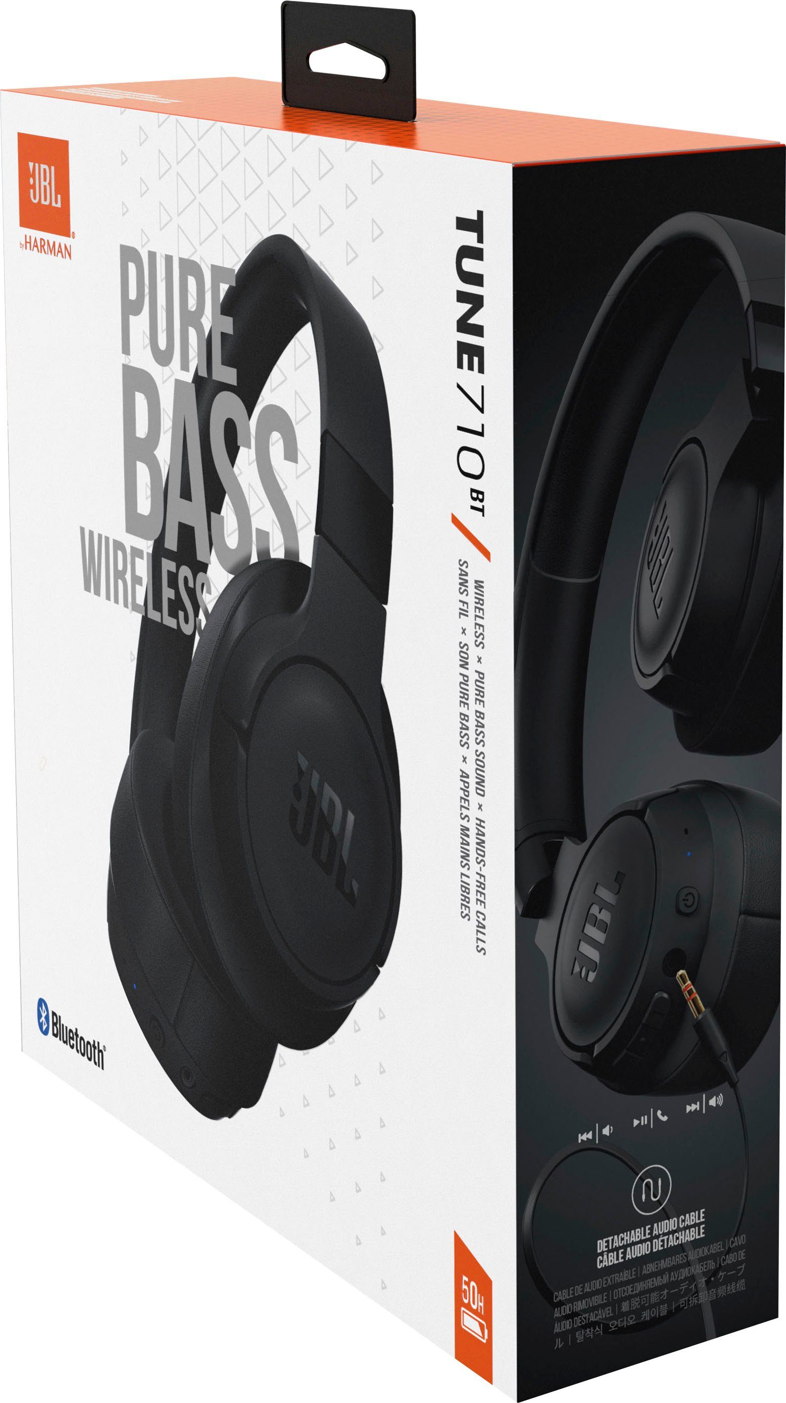 JBL Over-ear-hoofdtelefoon TUNE 710BT draadloos