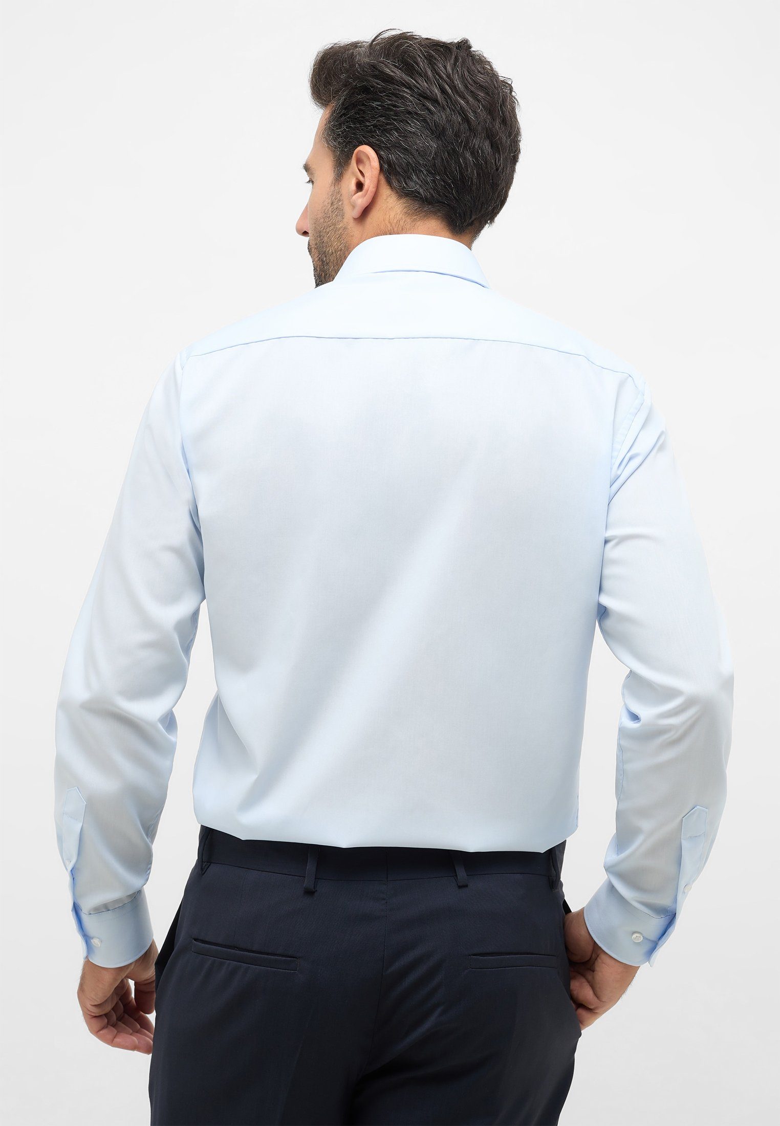 Eterna Overhemd met lange mouwen MODERN FIT NON IRON (strijkvrij)